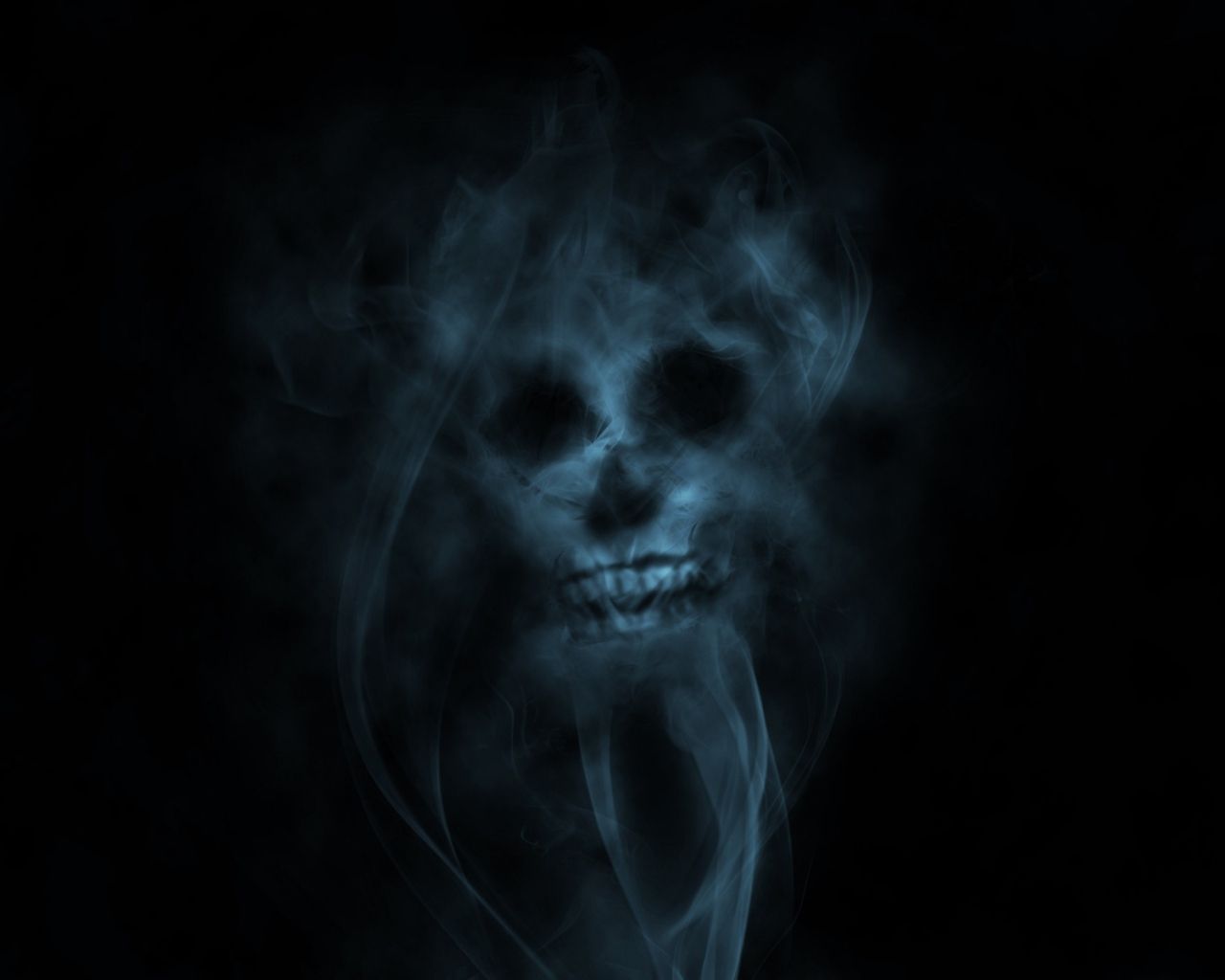 Ghost Blue Dark Wallpapers - Wallpaper Cave