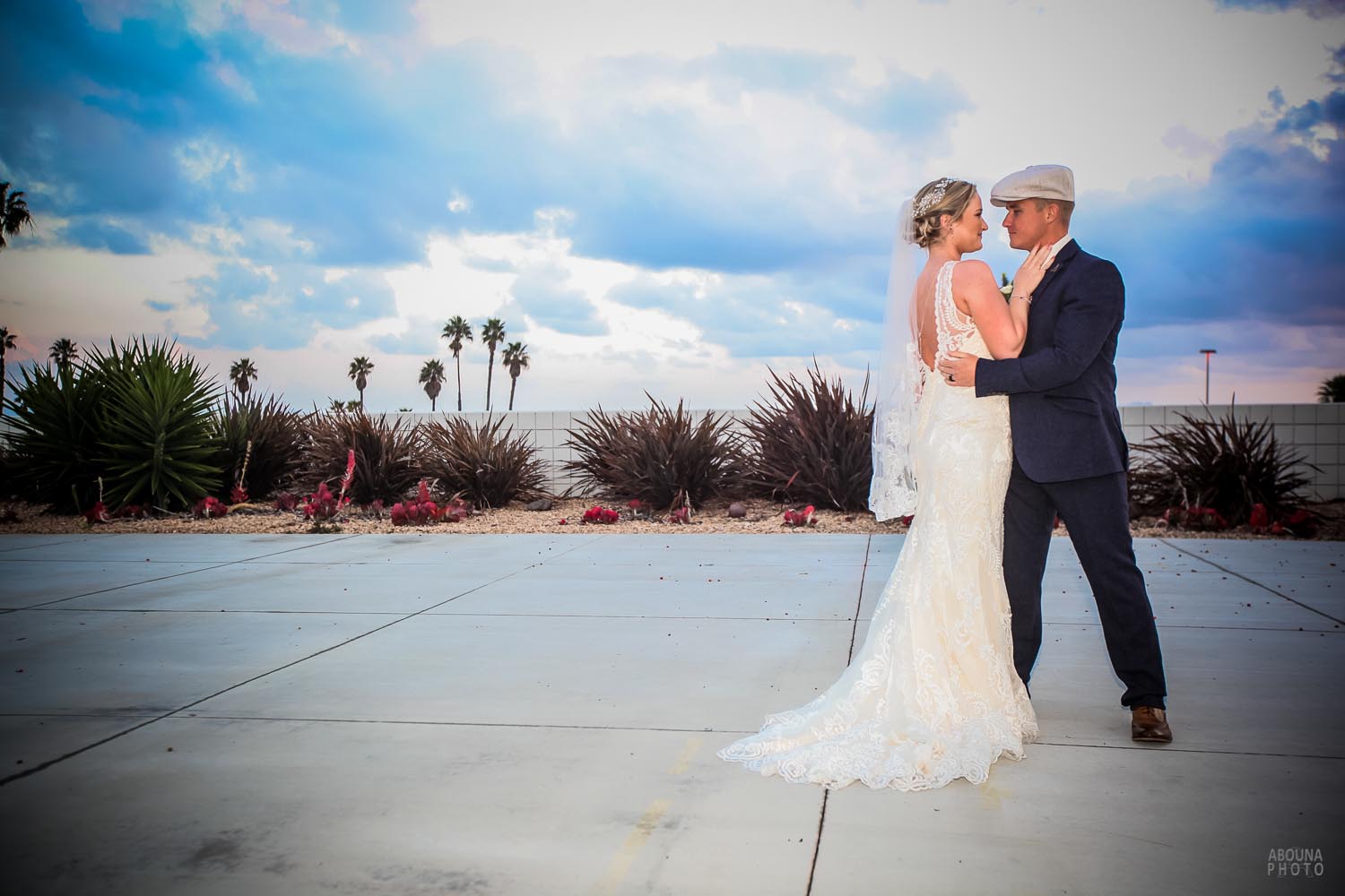 Wedding Photo at the Coronado Island Club for Alissa and Jaden by AbounaPhoto San Diego