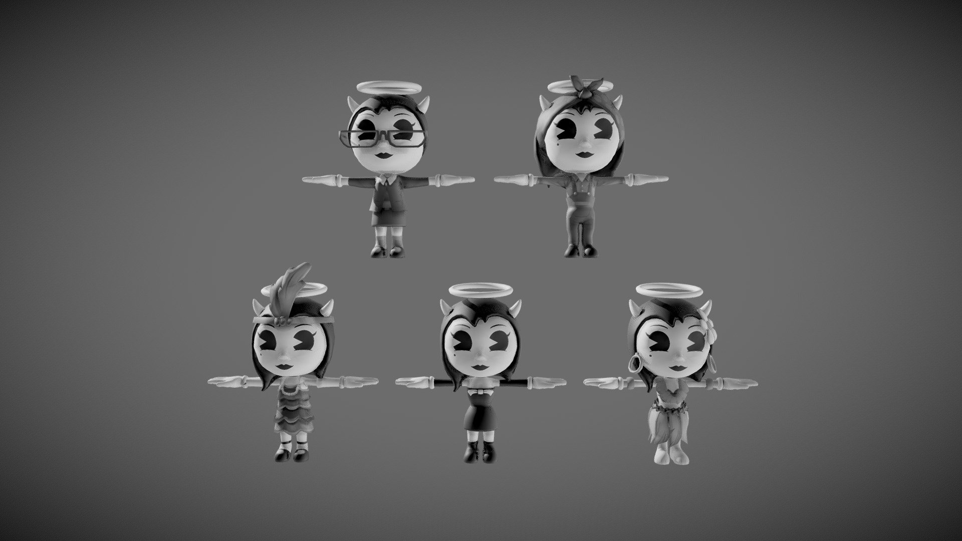 Alice Angel Model and Skins model by Helena Cobanova [3835a50]