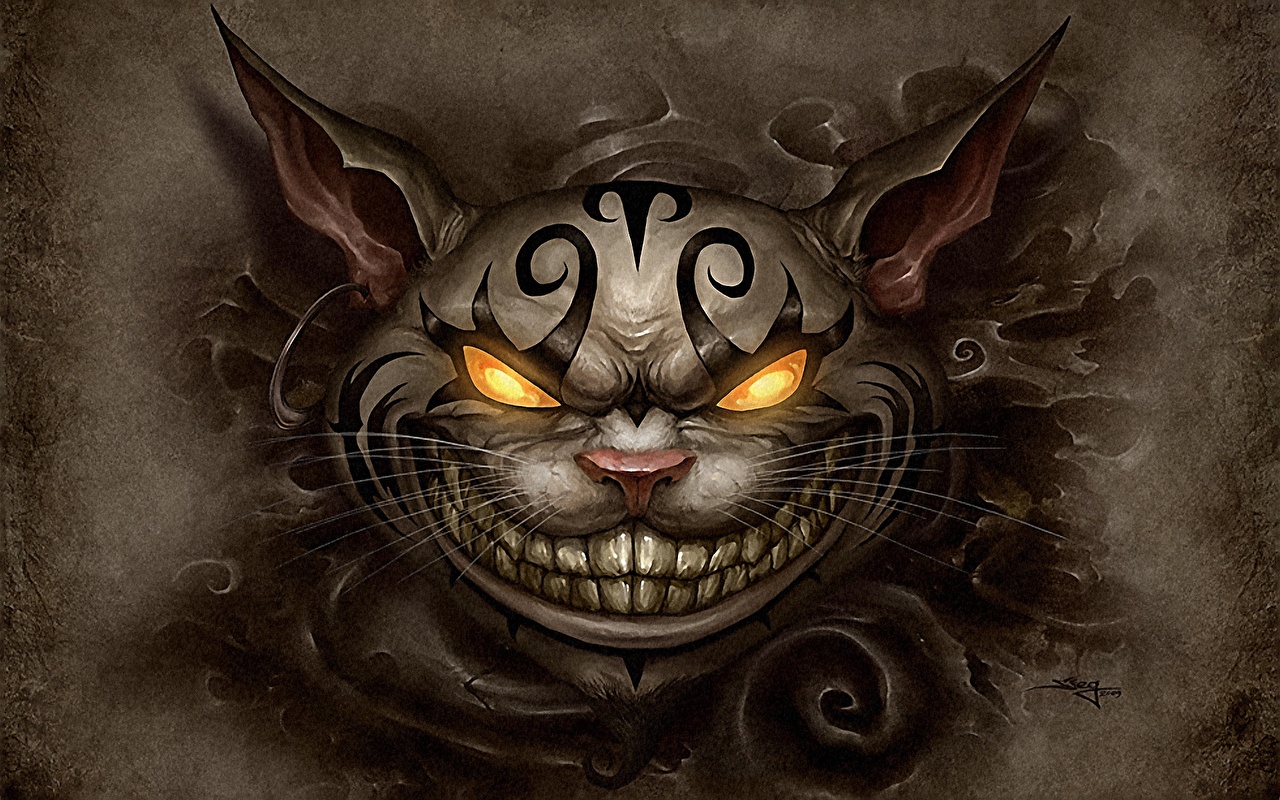 Picture Alice American McGee's Alice Cheshire Cat vdeo game Snout