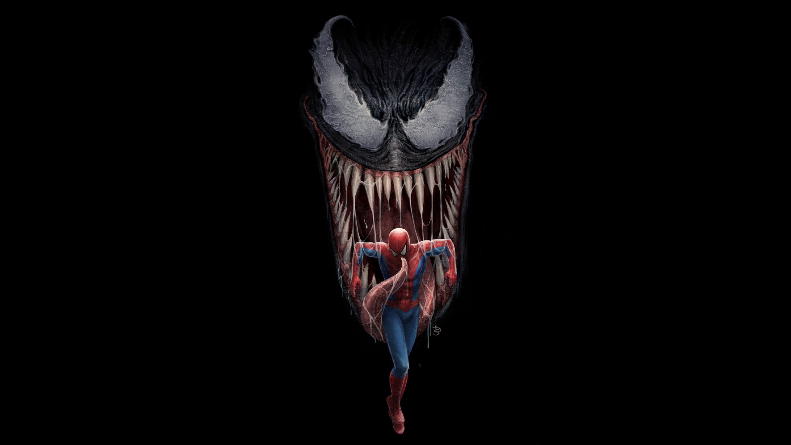 Wallpaper Spiderman, Venom, Artwork, 4k, Hd, Digital Art • Wallpaper For You HD Wallpaper For Desktop & Mobile