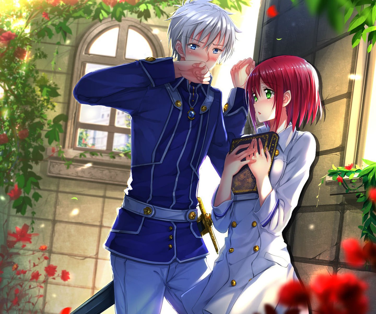 Shirayuki and Zen Wallpaper and Background Imagex1201