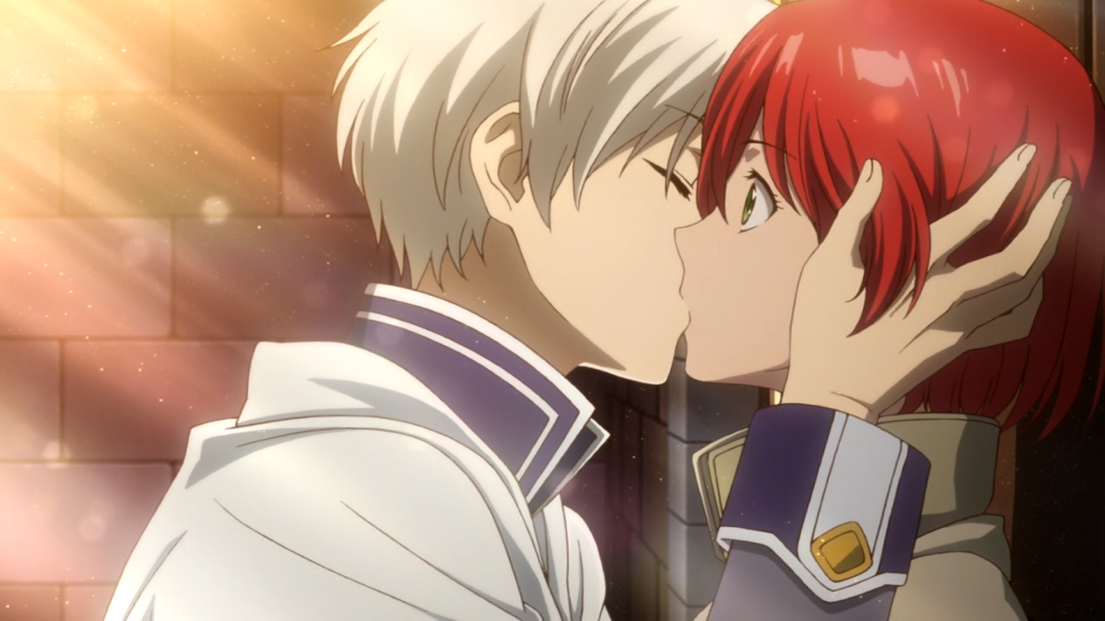 Wallpaper, illustration, anime, artwork, kissing, Akagami no Shirayukihime, Shirayuki, Zen Wistalia Clarines, mangaka 1920x1080