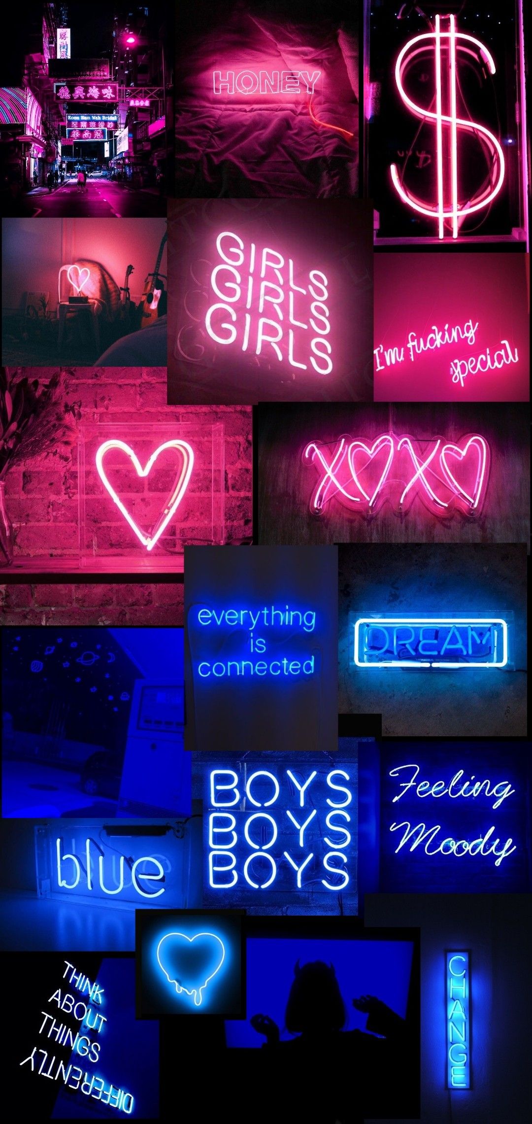Blue and Pink Aesthetic Neon Wallpaper Free Blue and Pink Aesthetic Neon Background
