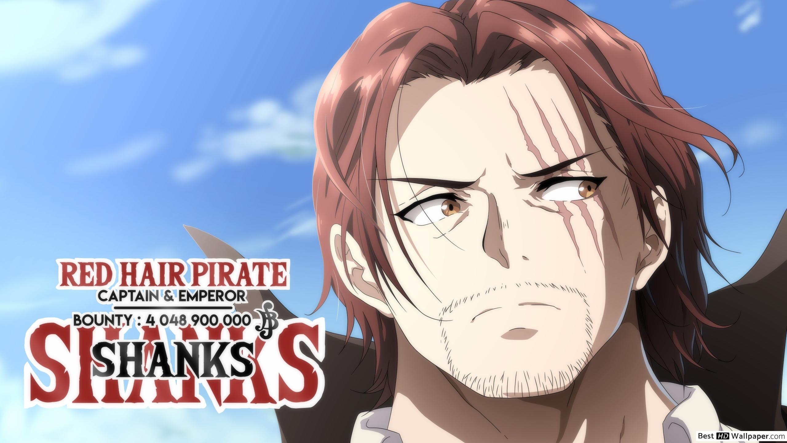 Red Hair Pirate Captain Shanks HD wallpaper download