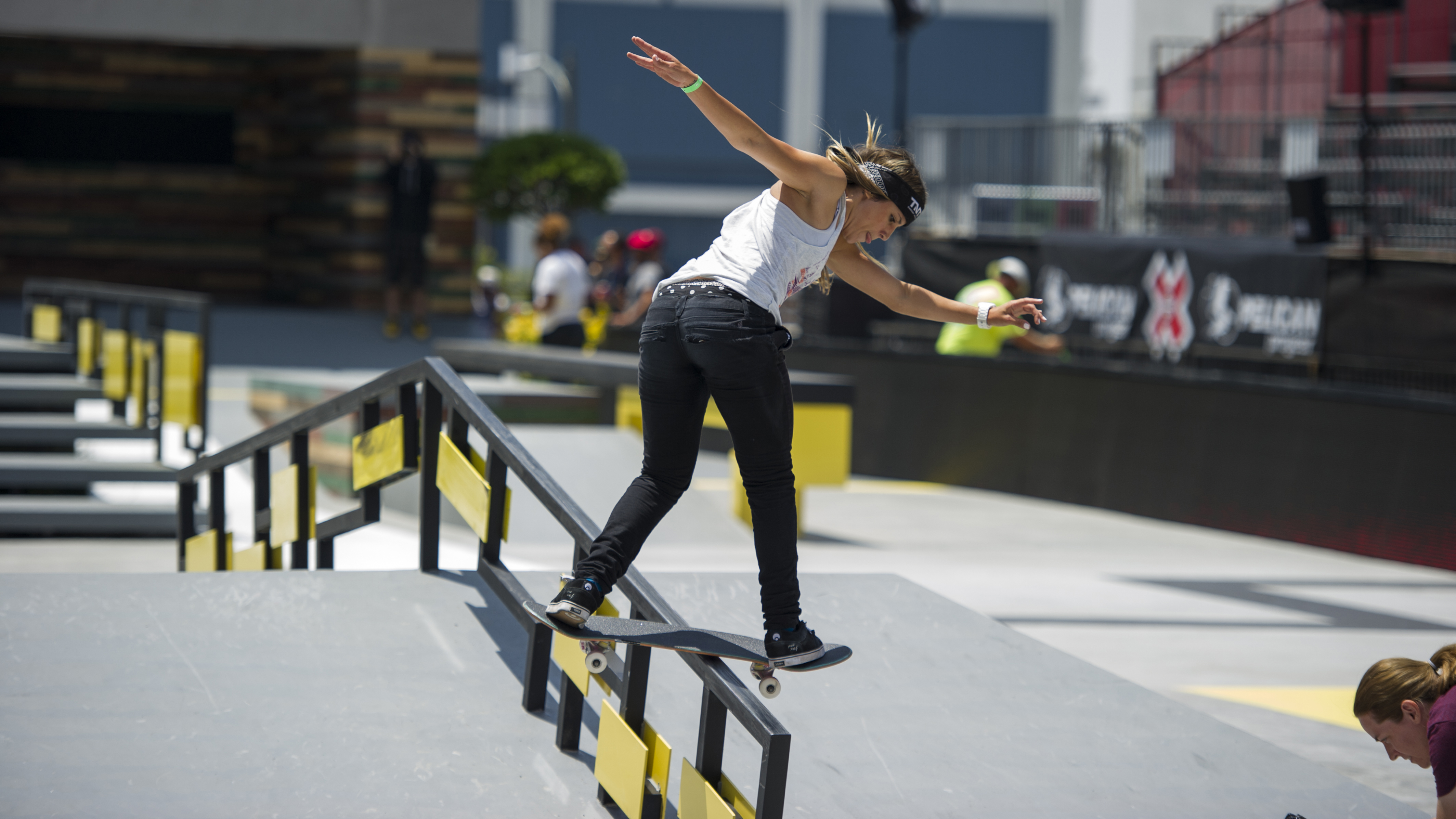 Letícia Bufoni da Final do Skate Street Feminino nos X Games Los Angeles