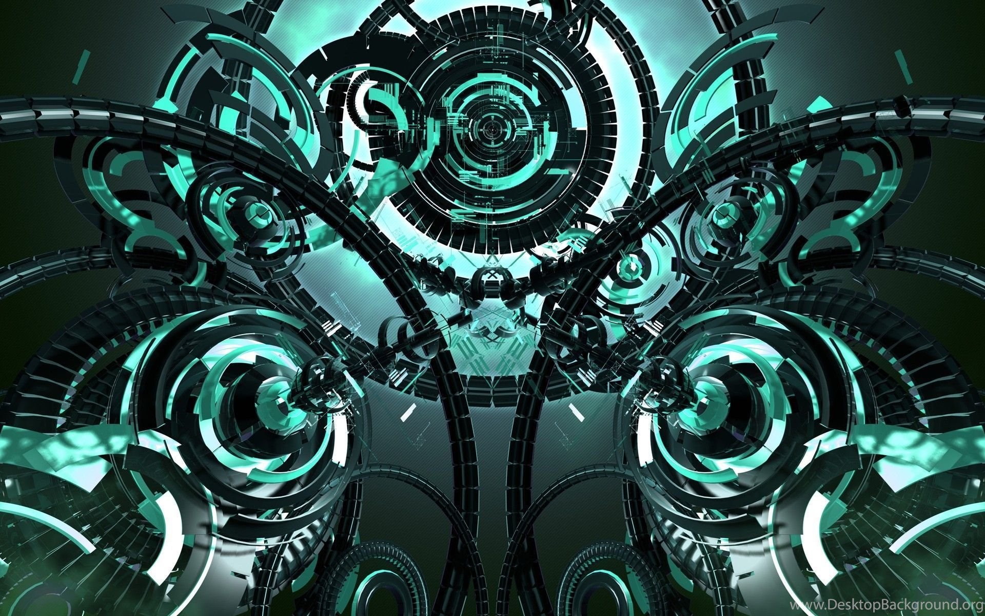 Futuristic Technology Wallpaper HD Desktop Background