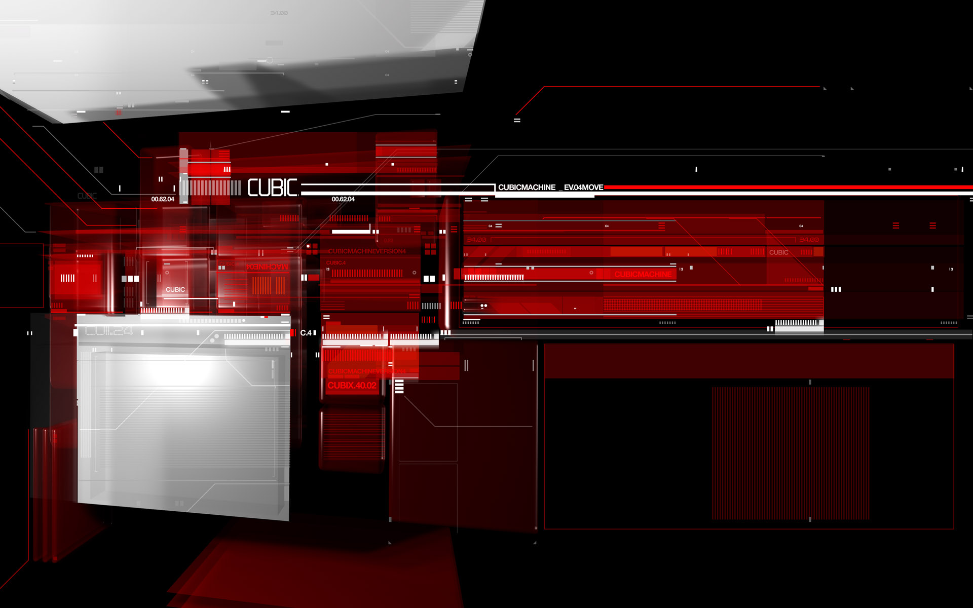 Red Technology Desktop wallpaper 1920x1200