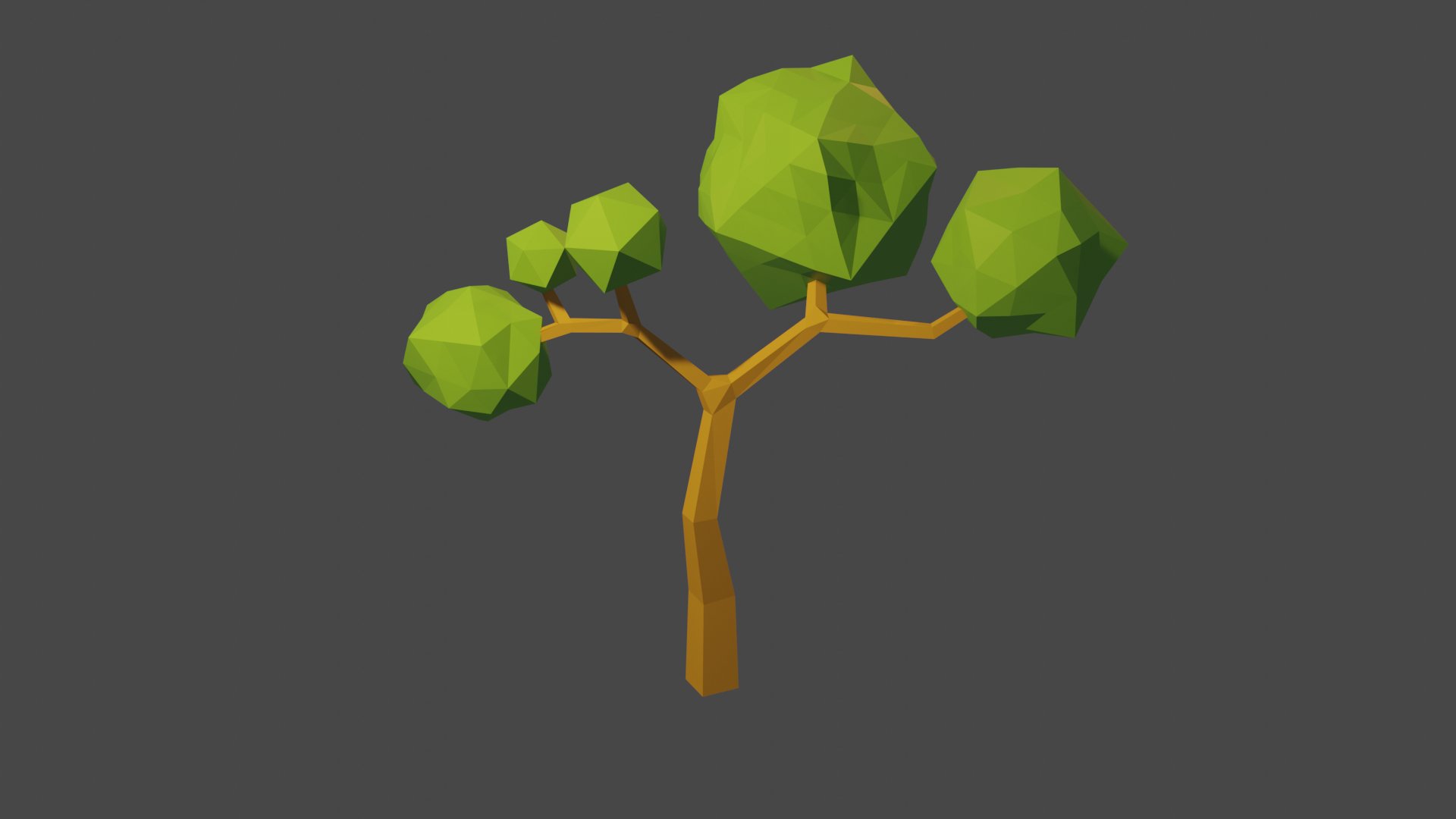 Low Poly Tree Version 1 Free 3D Model
