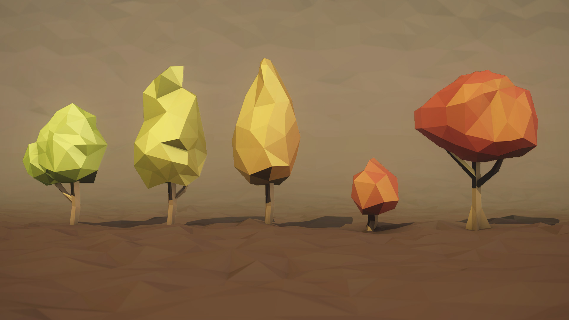 Procedurally Generate Low Poly Trees