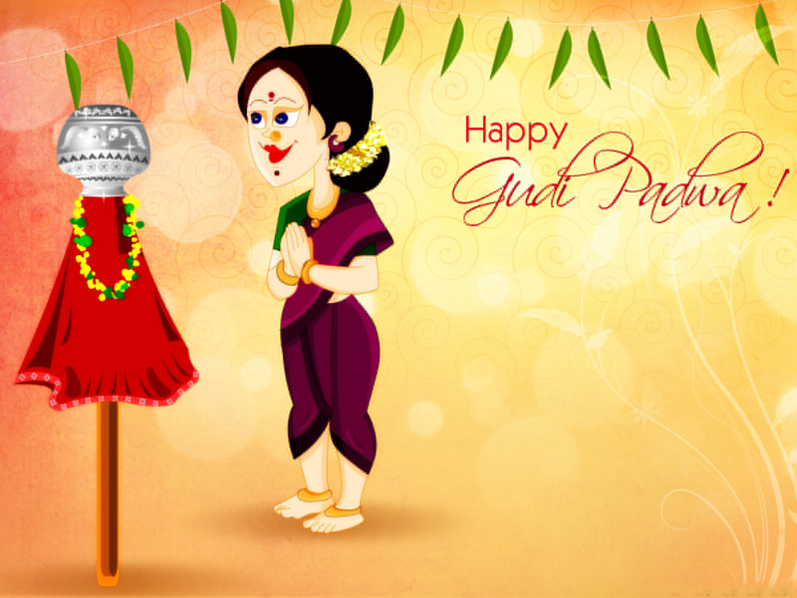Gudi Padwa Captions English & Marathi!