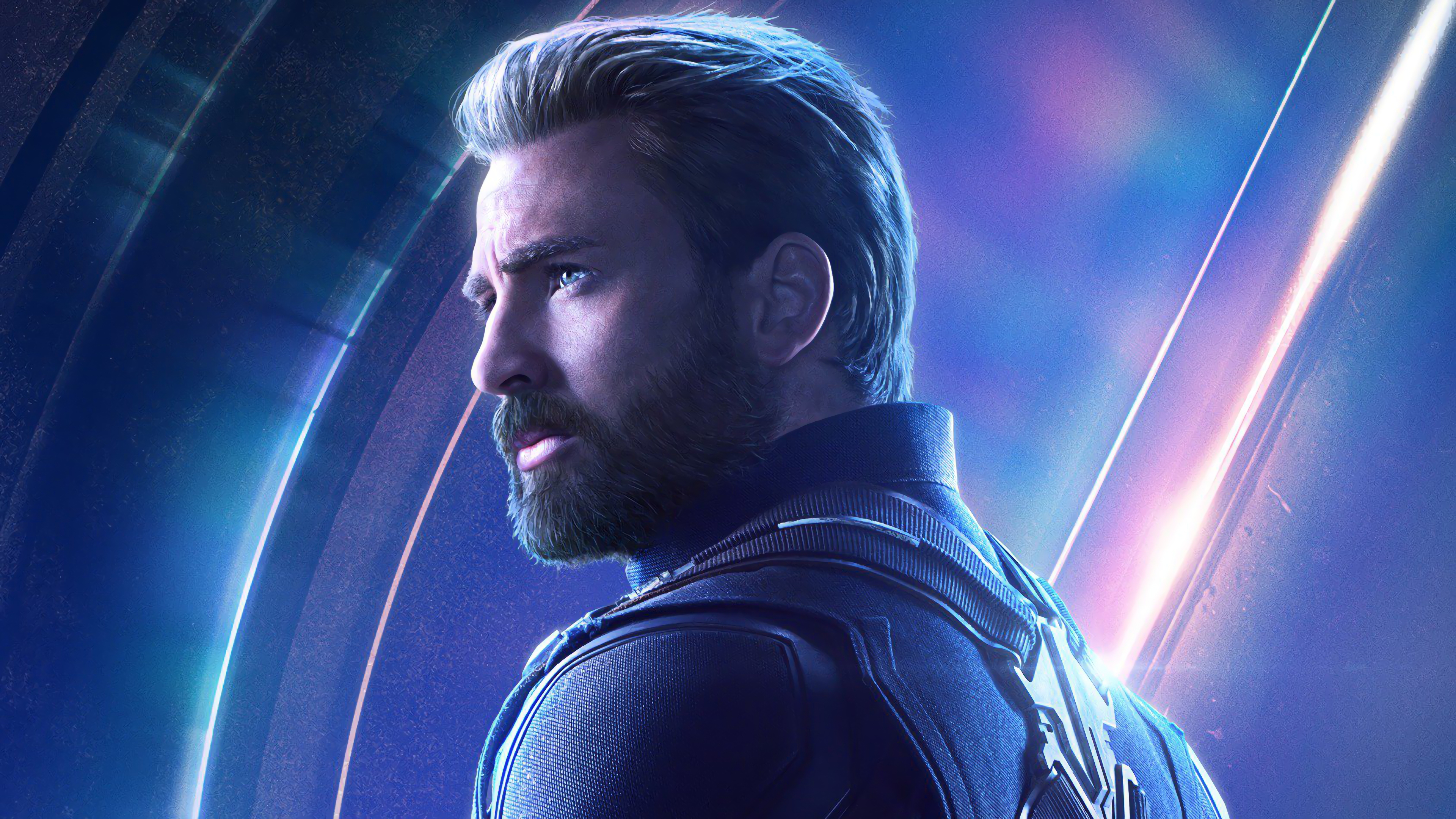Captain America Steve Rogers Avengers: Infinity War Chris Evans 4K