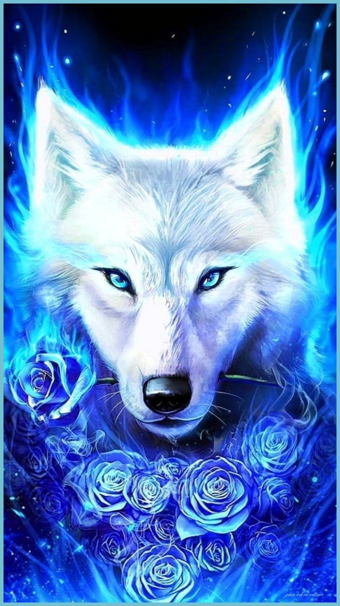 Cool Blue Wolf Wallpaper Free Cool Blue Wolf Background Wolf Cool Wallpaper