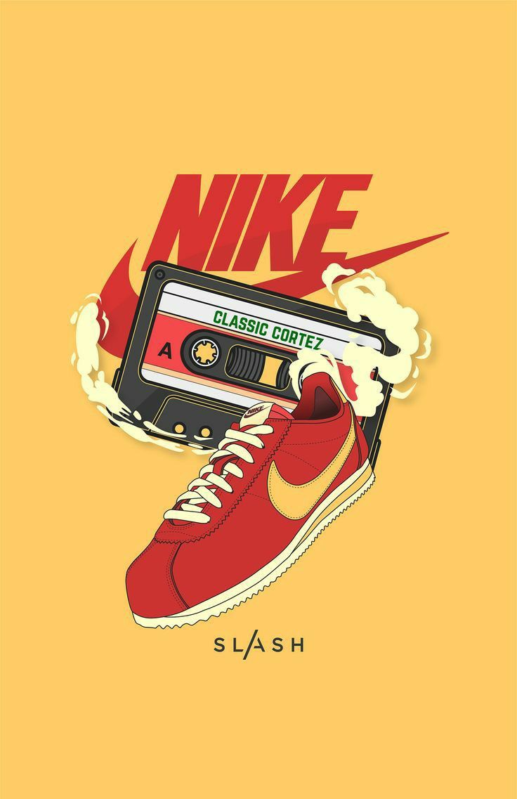 ide Ilustrasi sneakers di 2021. ilustrasi, wallpaper hypebeast, wallpaper nike