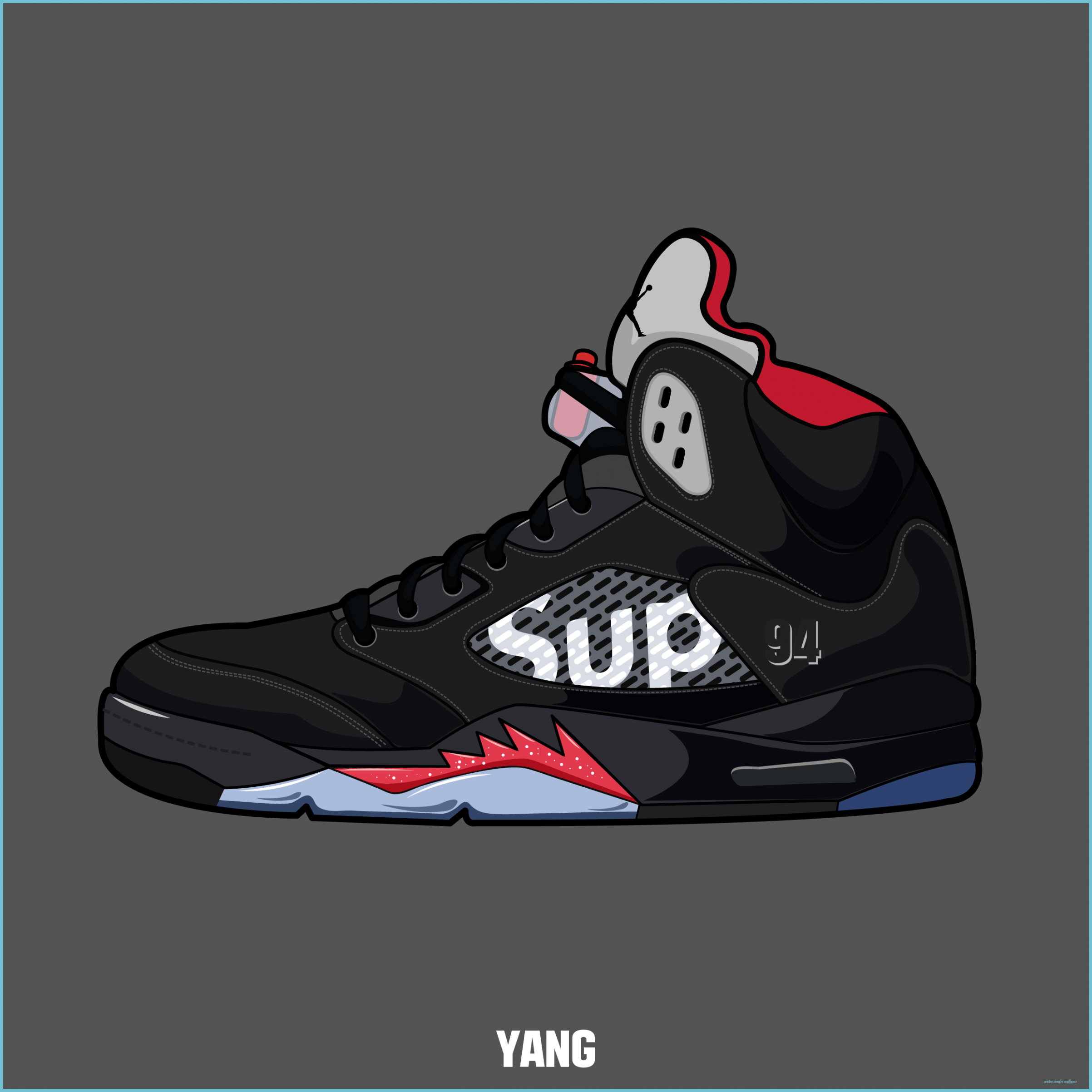 Sneaker Cartoon Wallpaper