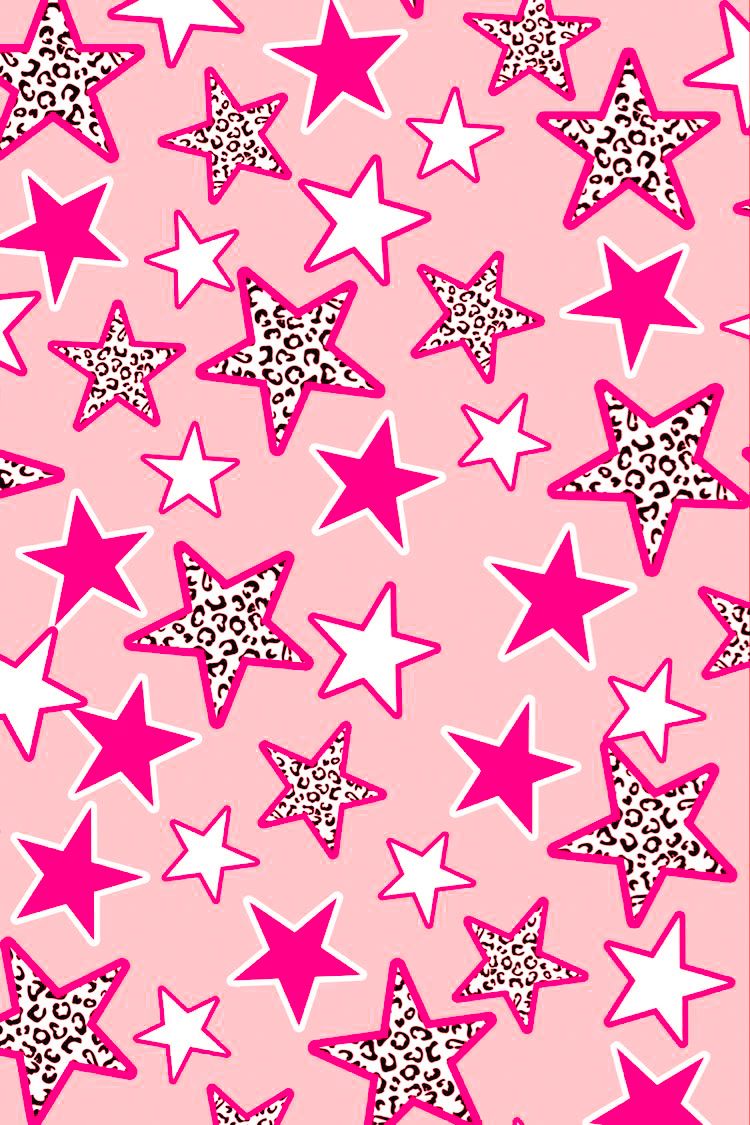 star background. iPhone wallpaper preppy, Cheetah print wallpaper, Preppy wall collage