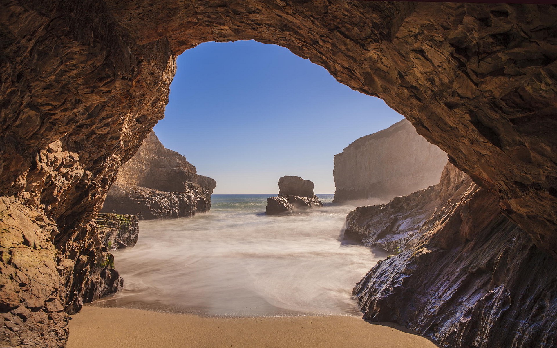 beach, Nature, Landscape, Sea, Cave Wallpaper HD / Desktop and Mobile Background
