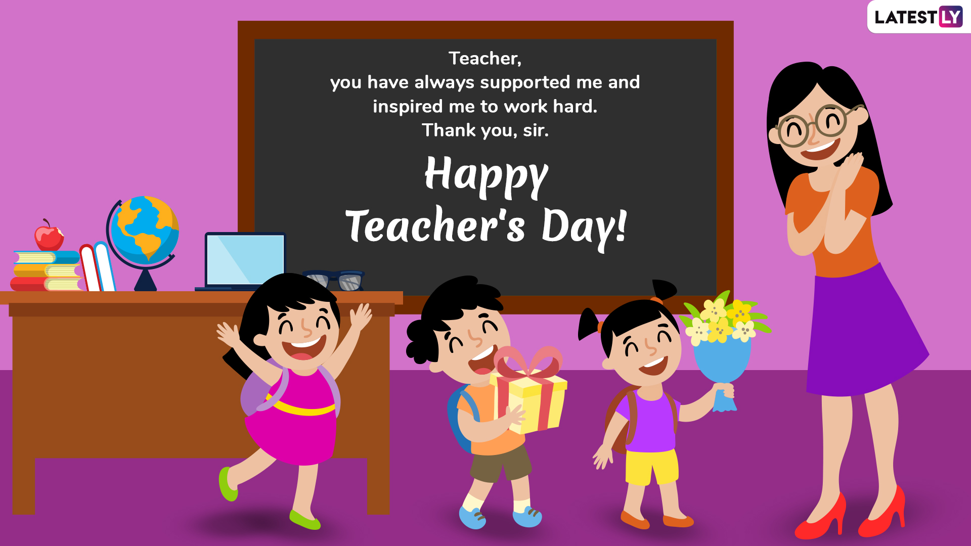 Teachers' Day 2021 Quotes & HD Image: WhatsApp Messages, GIFs, Facebook Greetings, Wallpaper and SMS To Celebrate Your Teachers