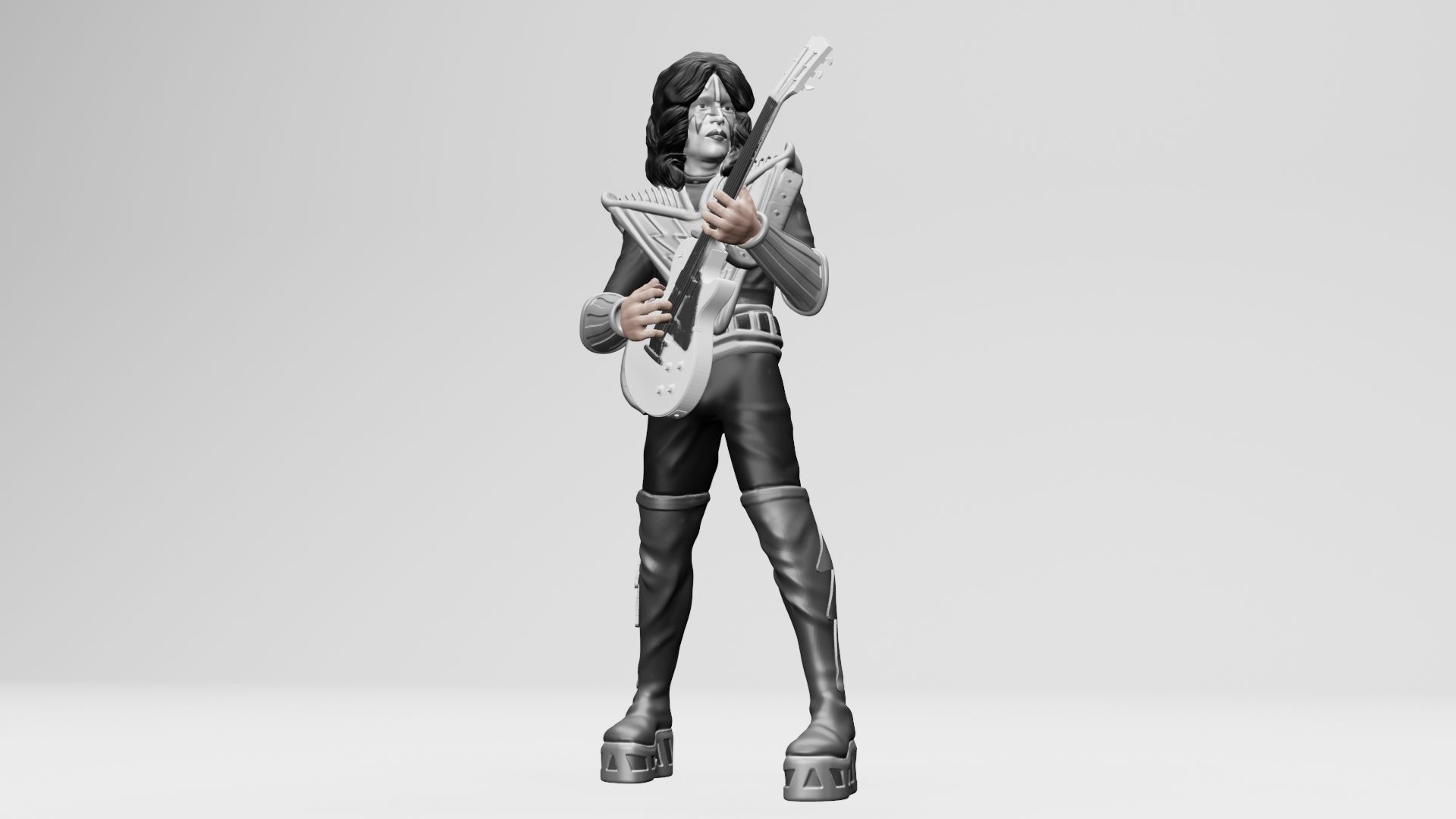 Download STL file Tommy Thayer Kiss • Object to 3D print ・ Cults