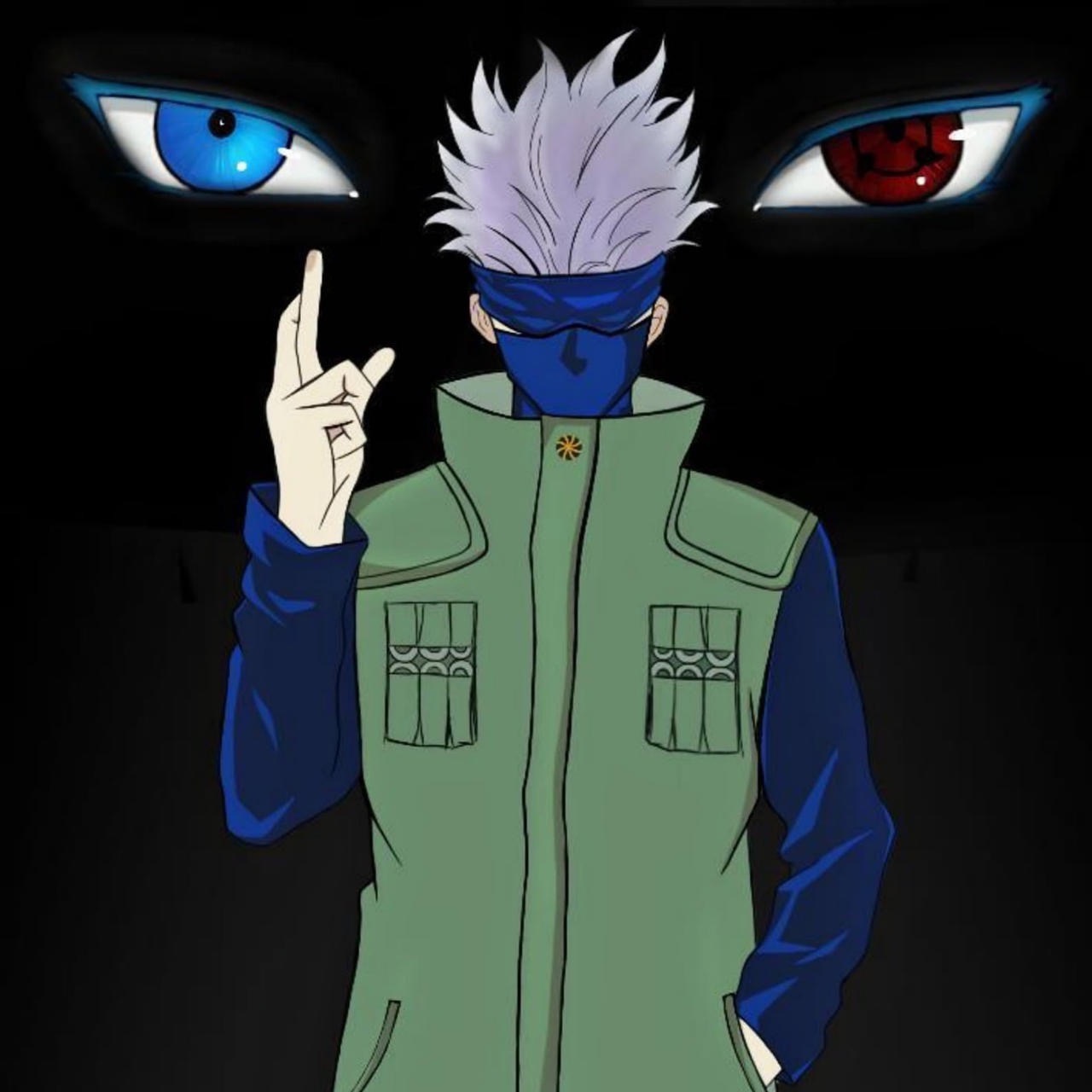What would happen if DMS Kakashi (Naruto) fused with Satoru Gojo (Jujutsu Kaisen) by Potara earrings?