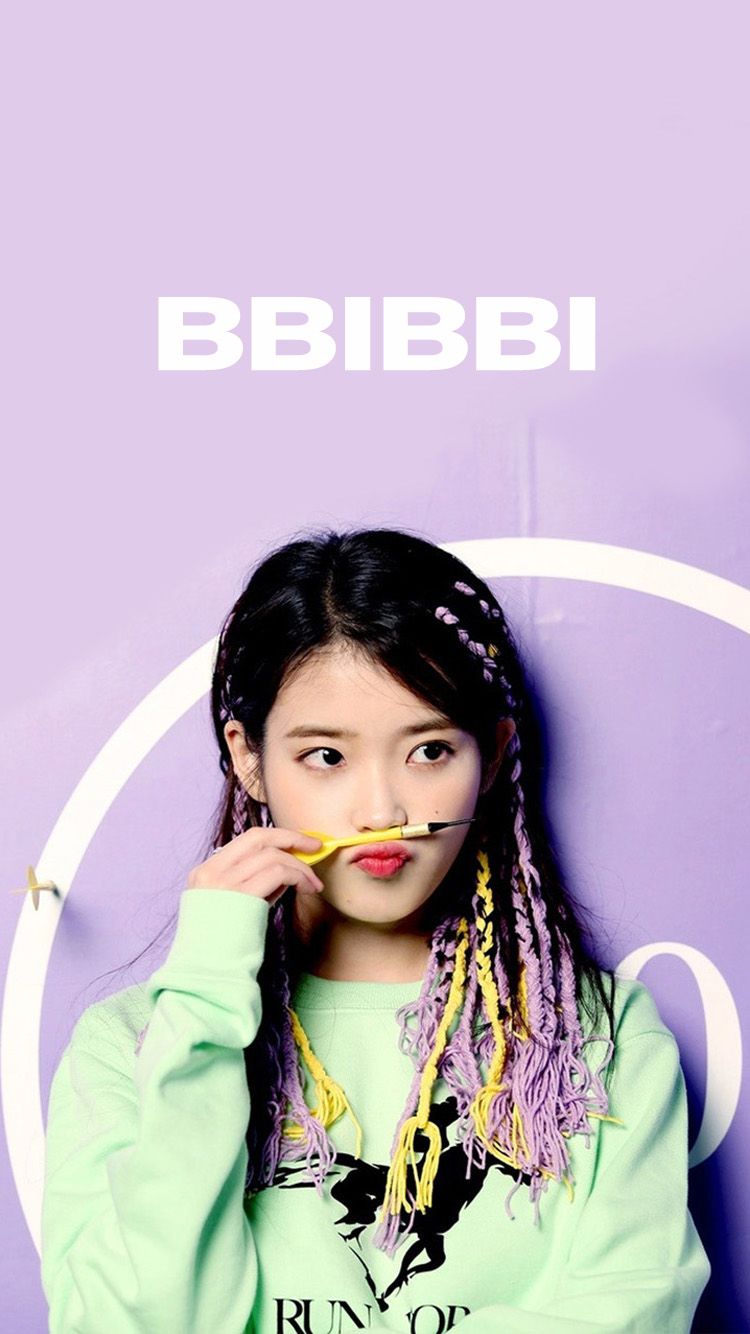 Iu Bbibbi Album Cover HD Wallpaper