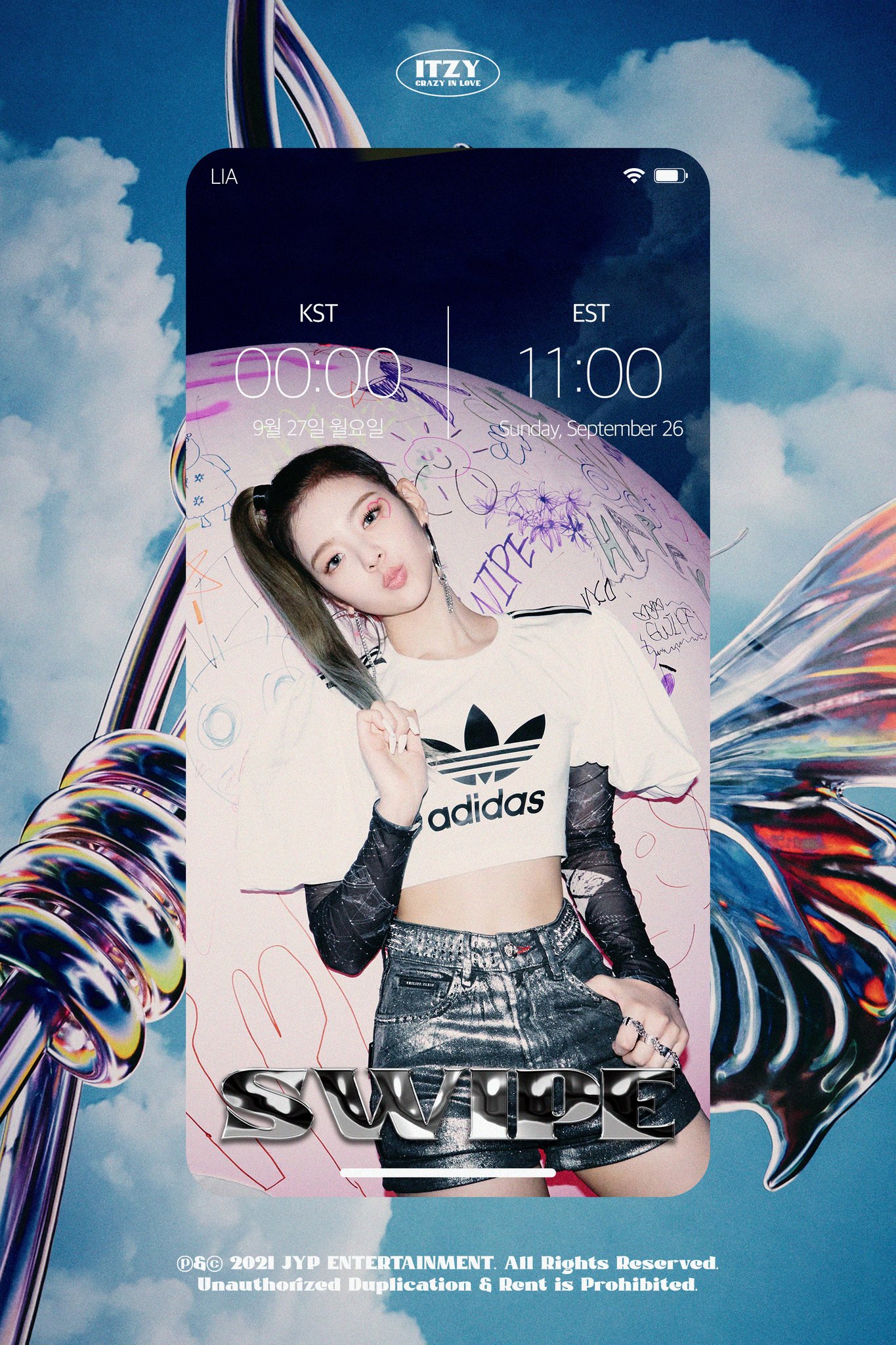 ITZY The 1st Album <CRAZY IN LOVE> SWIPE Concept Image #LIA