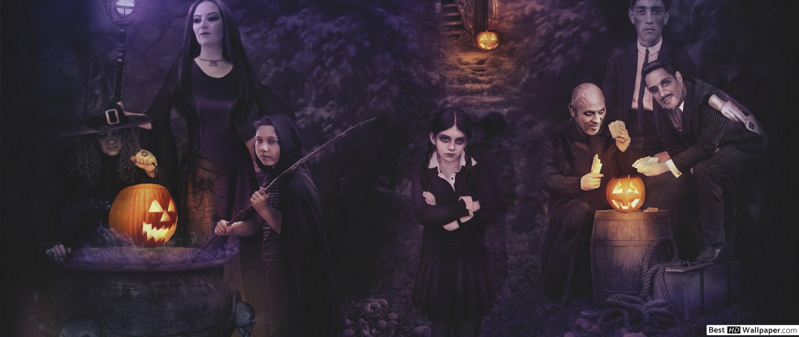 Addams Family Halloween HD wallpaper download