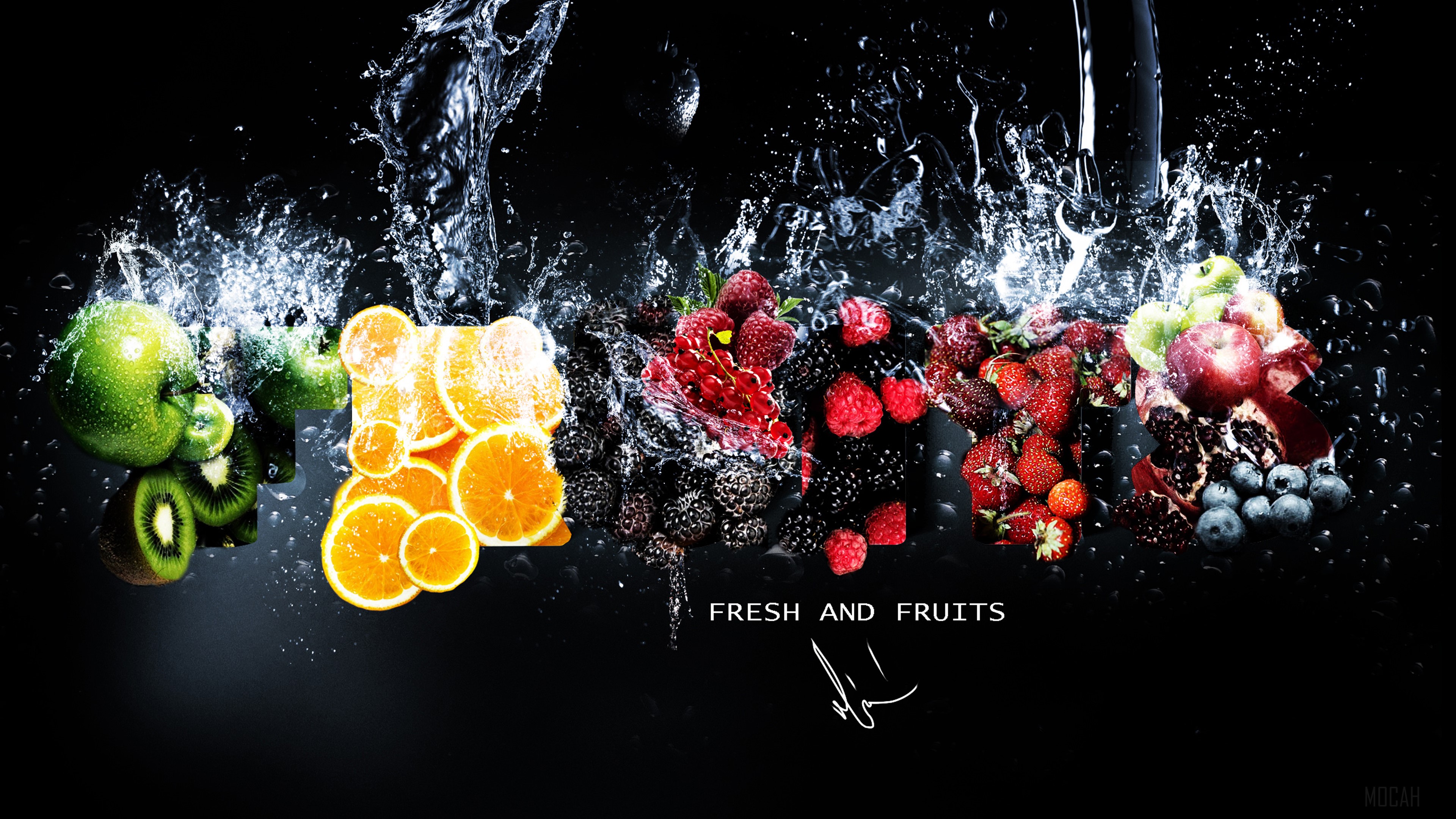 Fresh Fruits 4k wallpaper. Mocah HD Wallpaper