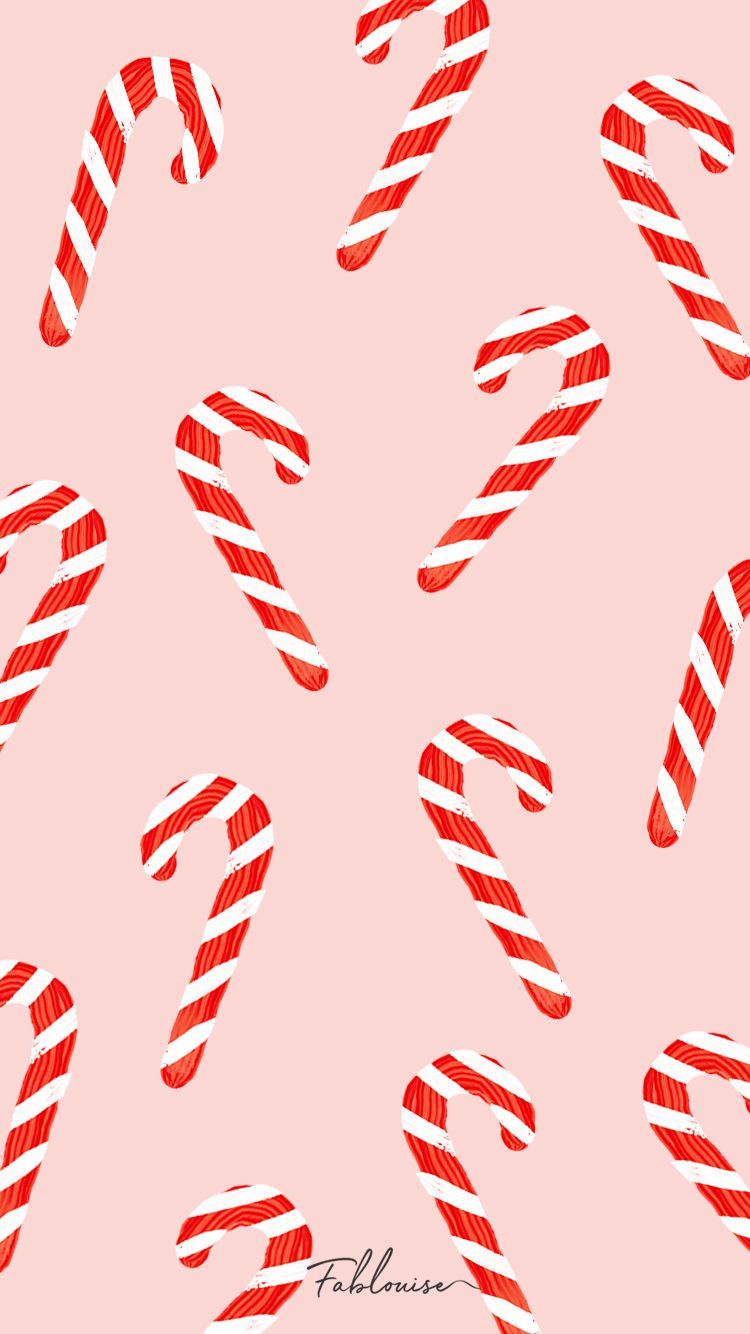 Candy Cane Background Free HD Wallpaper
