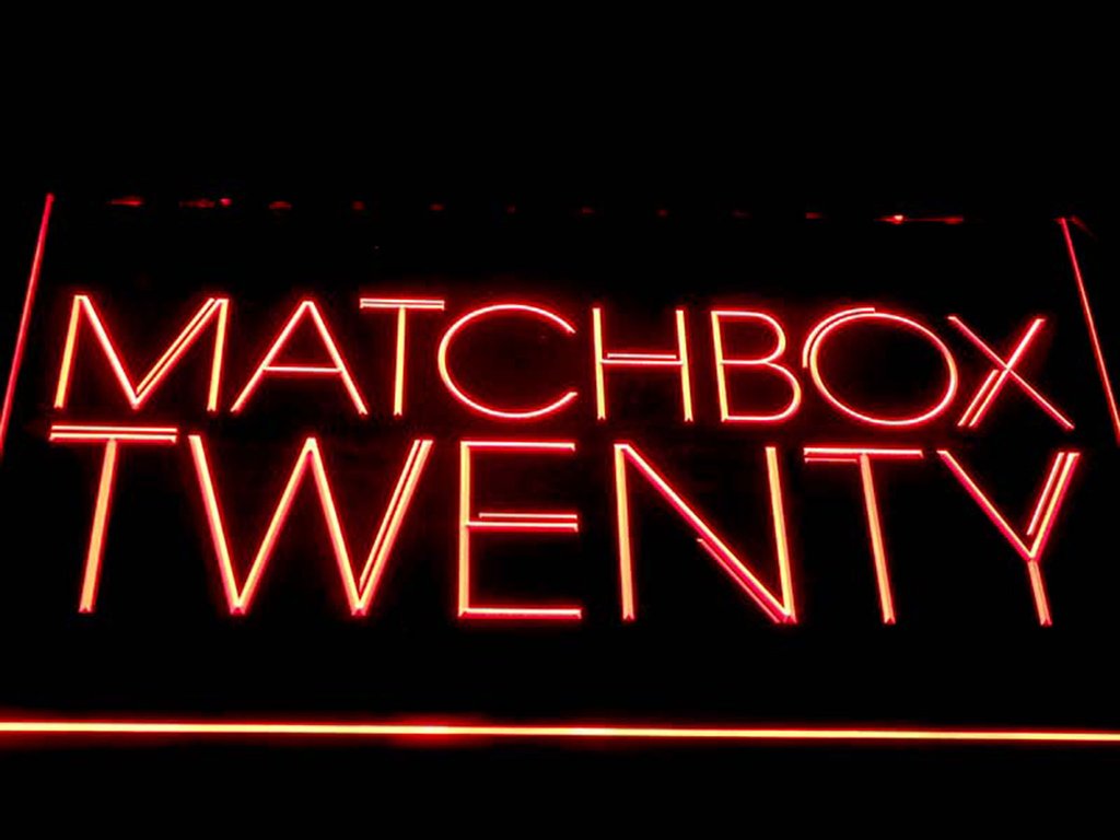 FREE Matchbox 20 LED Sign. The perfect gift for your room or cave