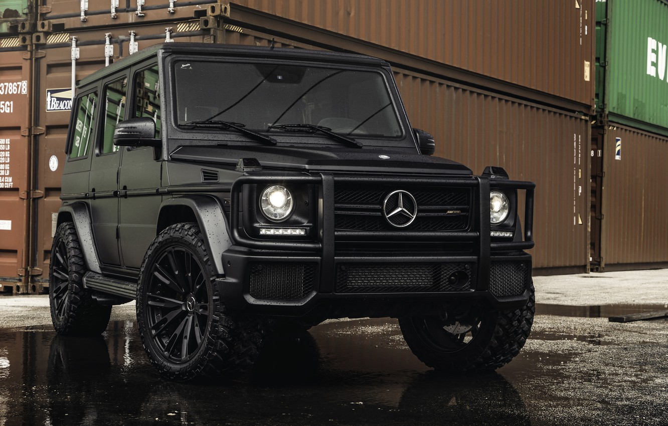 Wallpaper Mercedes Benz, Container, G Class, Tires, G63 AMG, Ship Container Image For Desktop, Section Mercedes