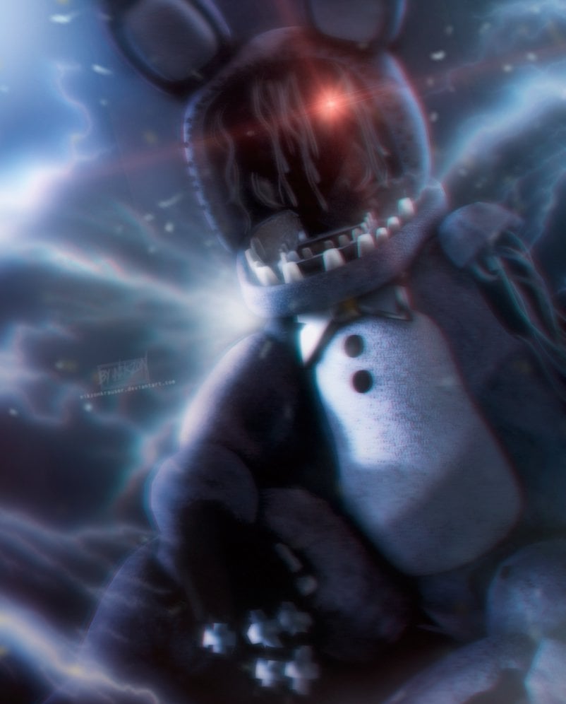 Fnaf Withered Bonnie Wallpapers Wallpaper Cave