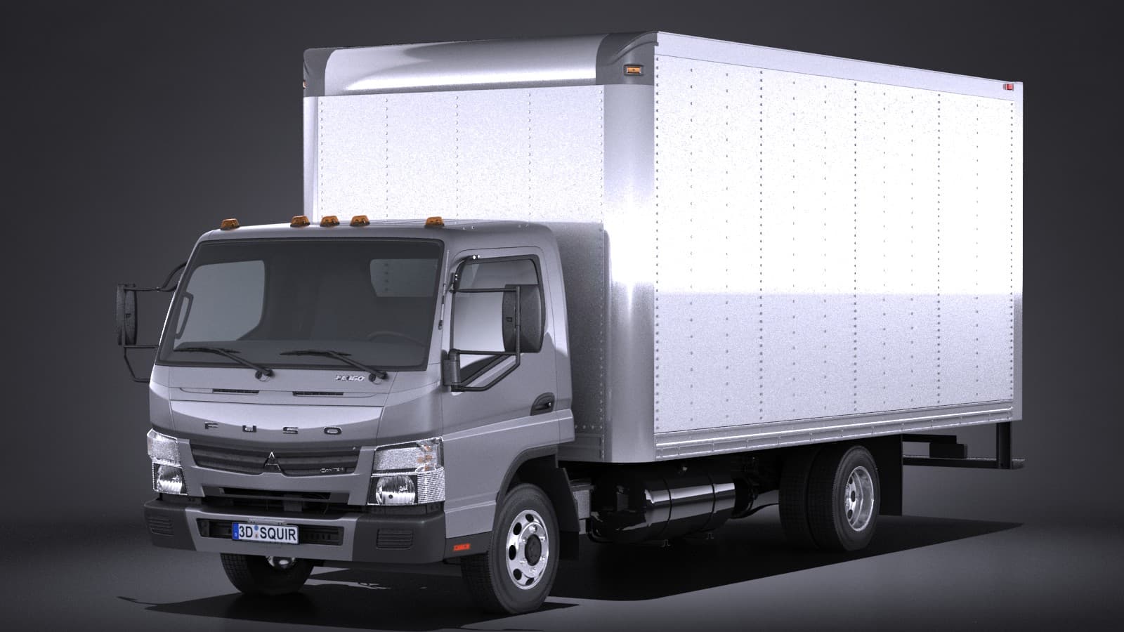 Mitsubishi FUSO BOX 2016 3D Model