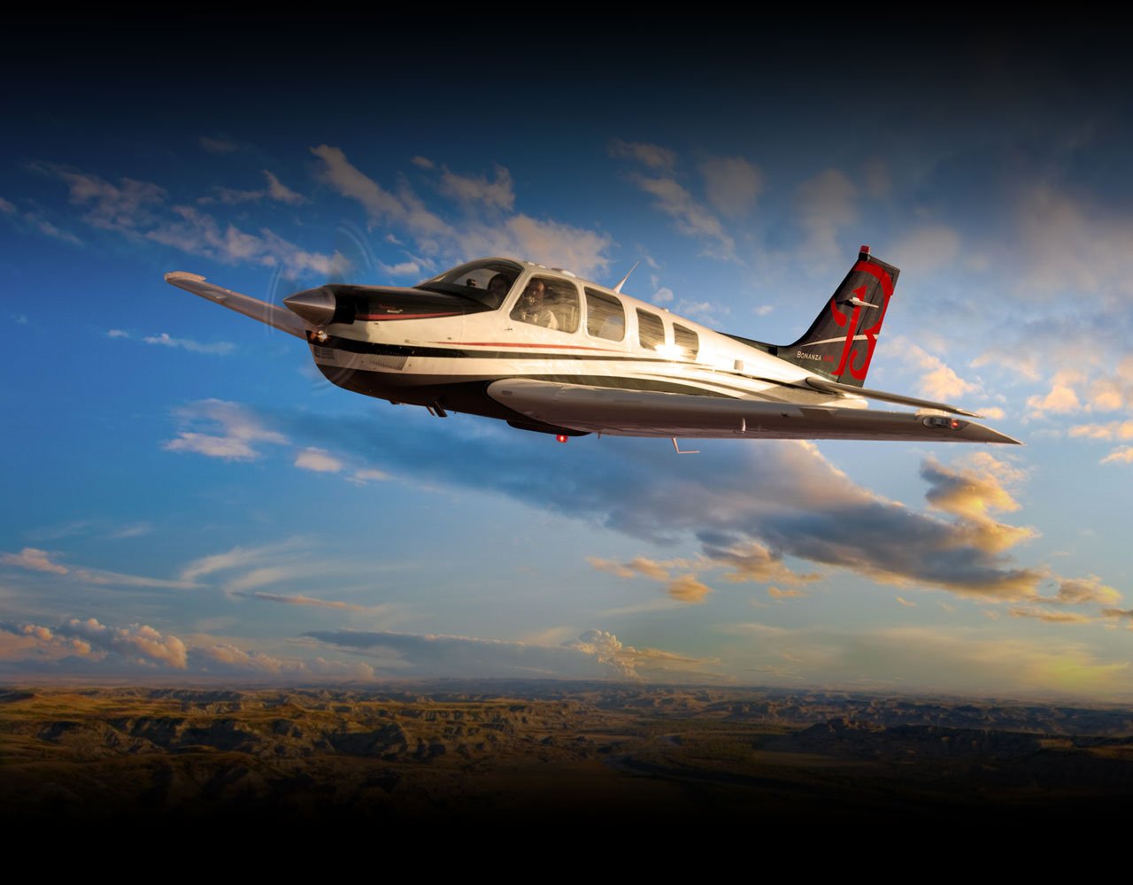 Beechcraft Twin and Single engine airplanes. Gateway Flight Training