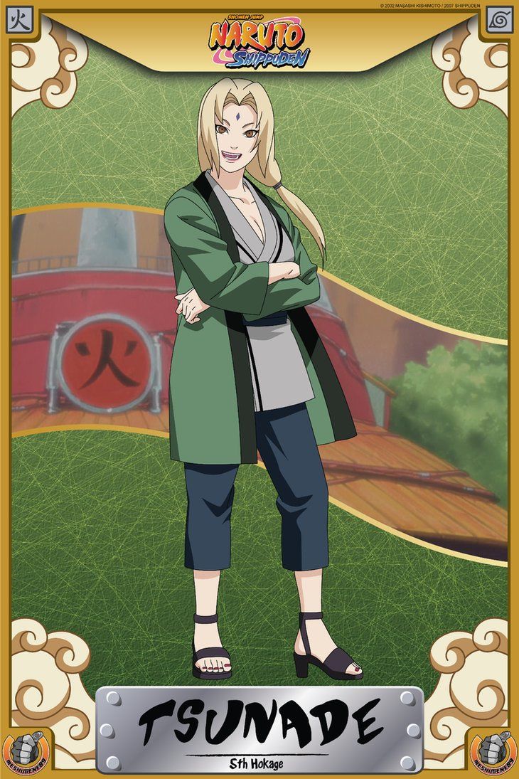 Tsunade -5th Hokage- Naruto shippuden anime, Anime naruto, Naruto characters
