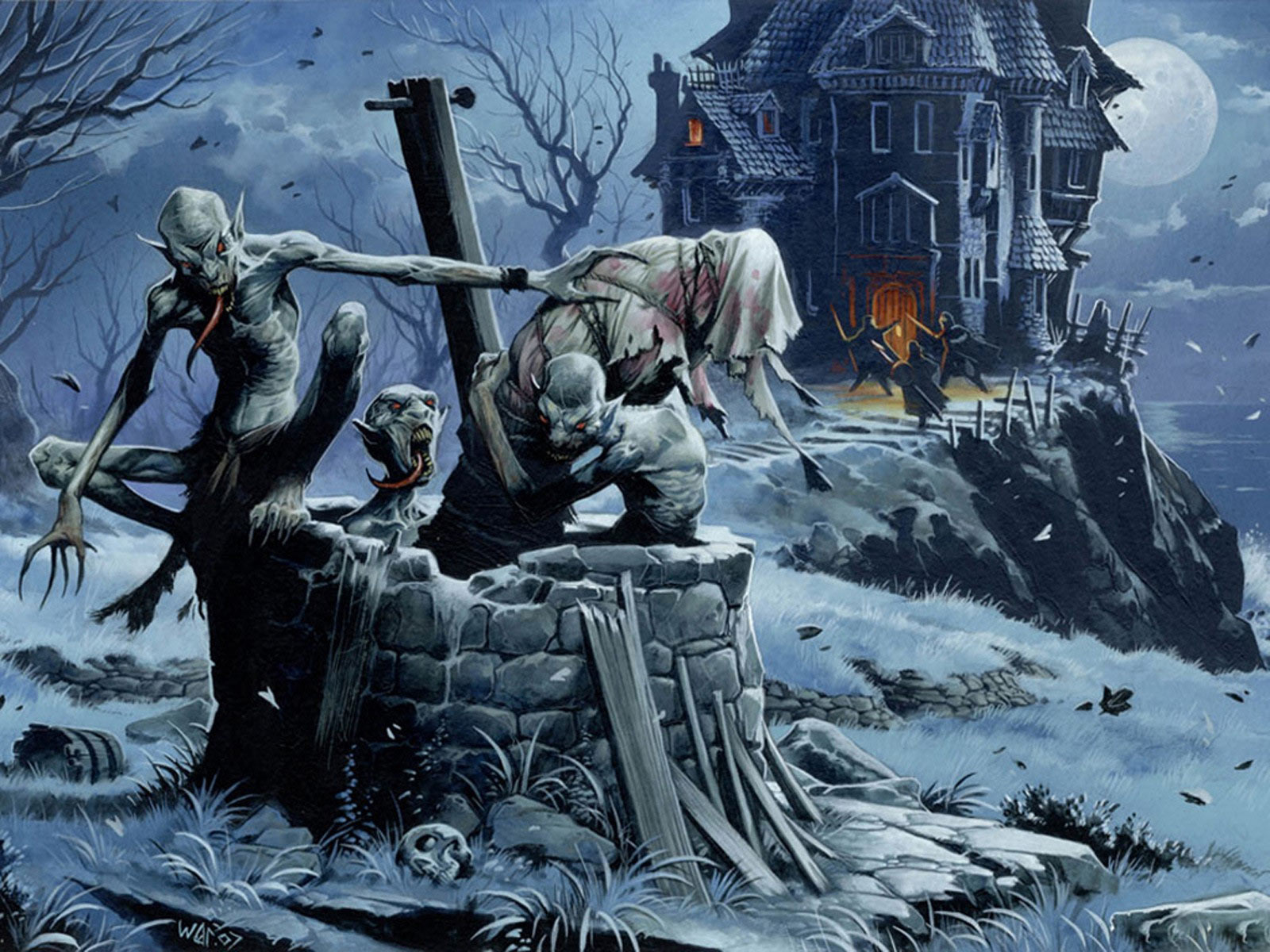 Halloween Wallpaper: Halloween Devil Night Wallpaper, Devil's Night of Halloween