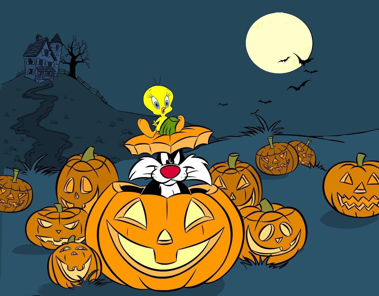 Looney Tunes Halloween Wallpaper Free Looney Tunes Halloween Background