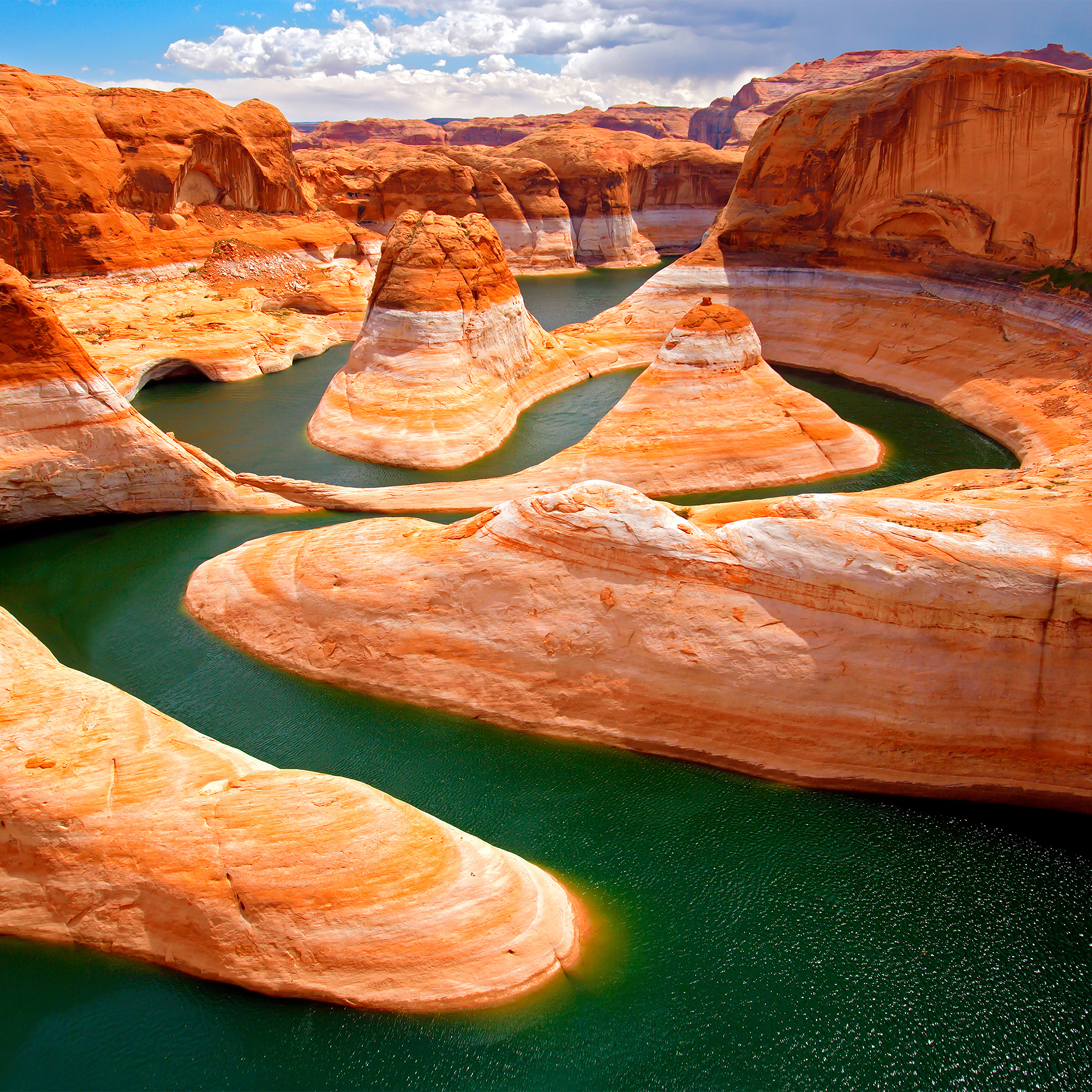 Wallpaper Aerial View Of Rocky River