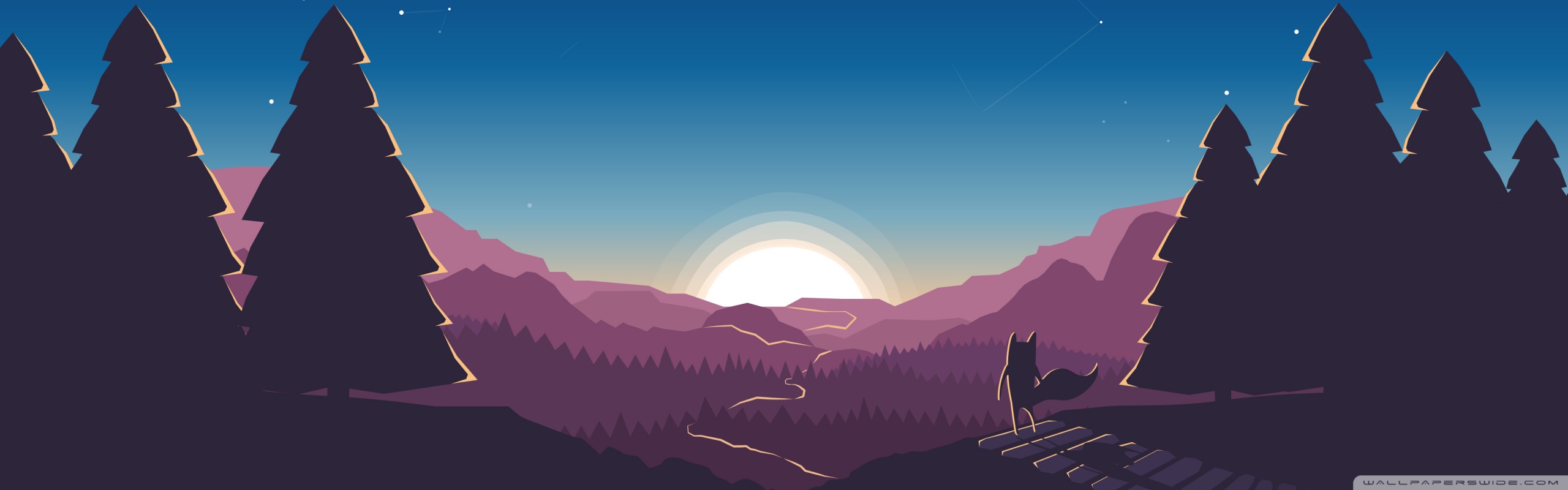 Flat Design illustration Ultra HD Desktop Background Wallpaper for: Widescreen & UltraWide Desktop & Laptop, Multi Display, Dual & Triple Monitor, Tablet