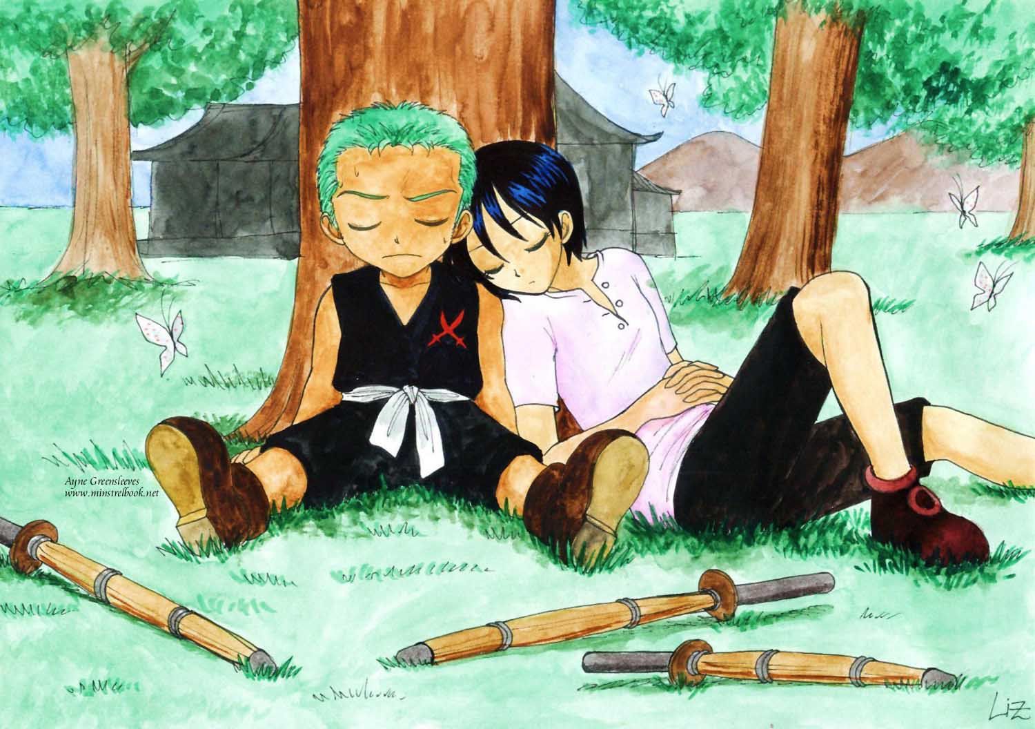 Zoro and Kuina