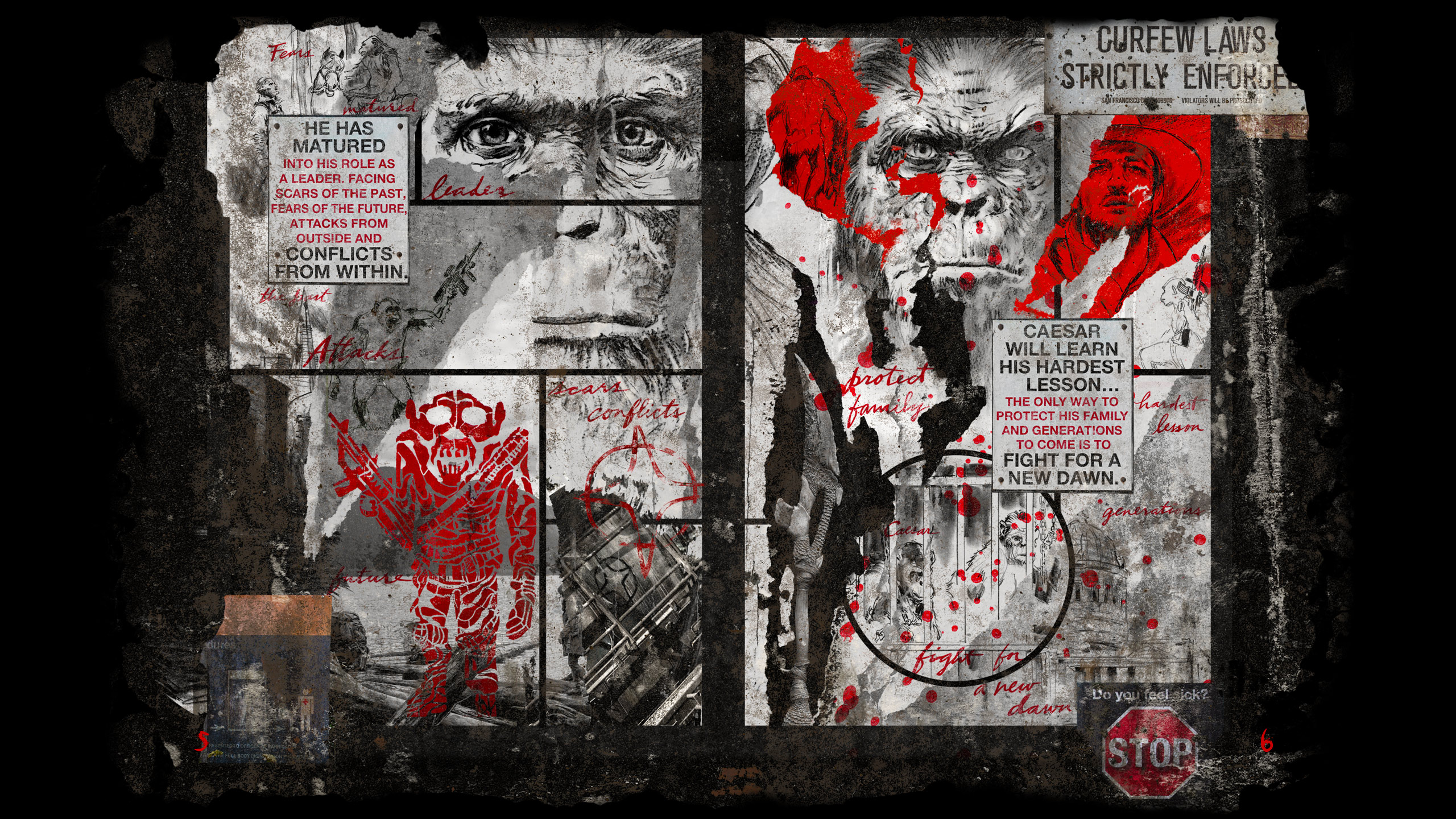 dawn, Of, The, Planet, Of, The, Apes, Movie, Sci fi, Comics, Monkey Wallpaper HD / Desktop and Mobile Background