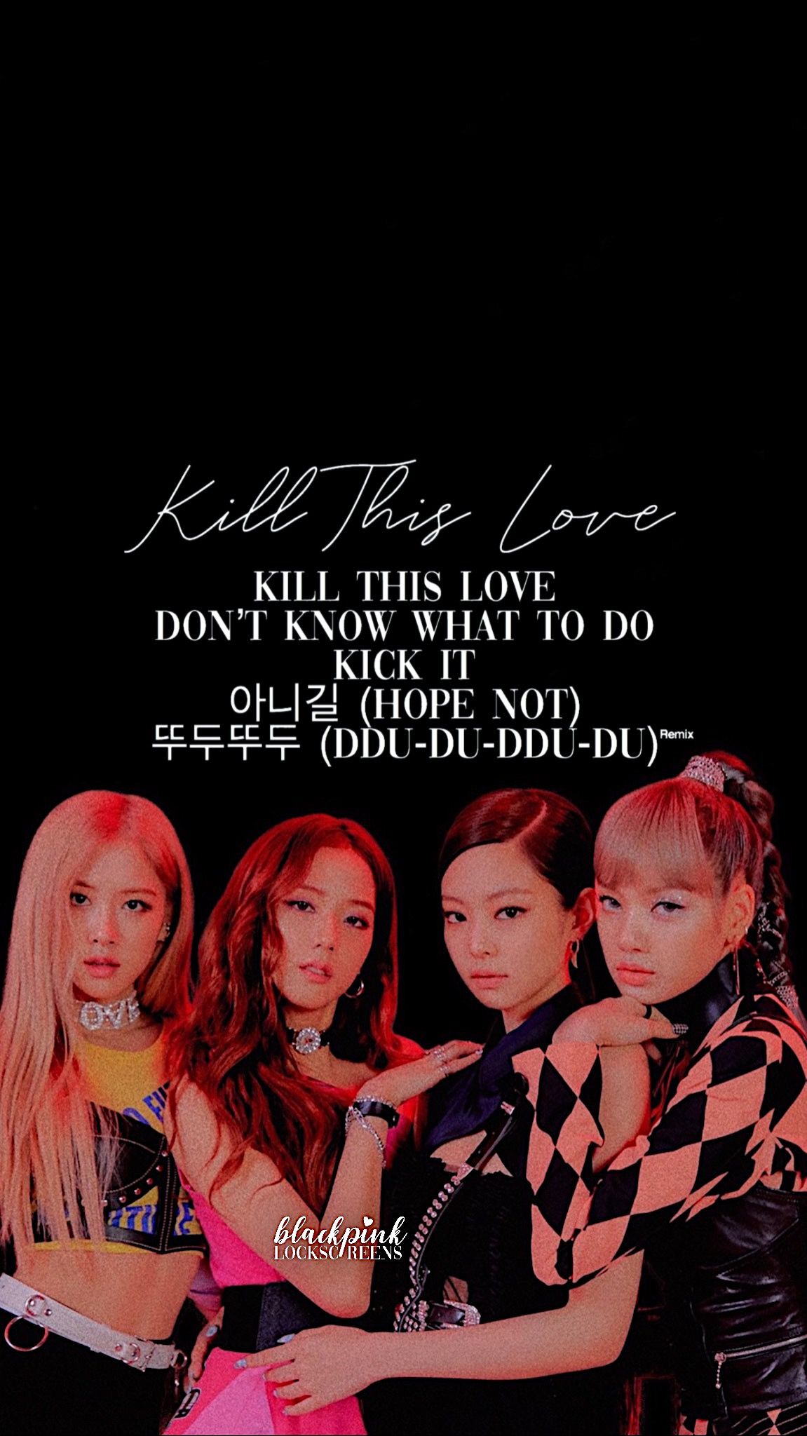 follow me on Instagram for more blackpink lockscreens/ wallpaper !!!