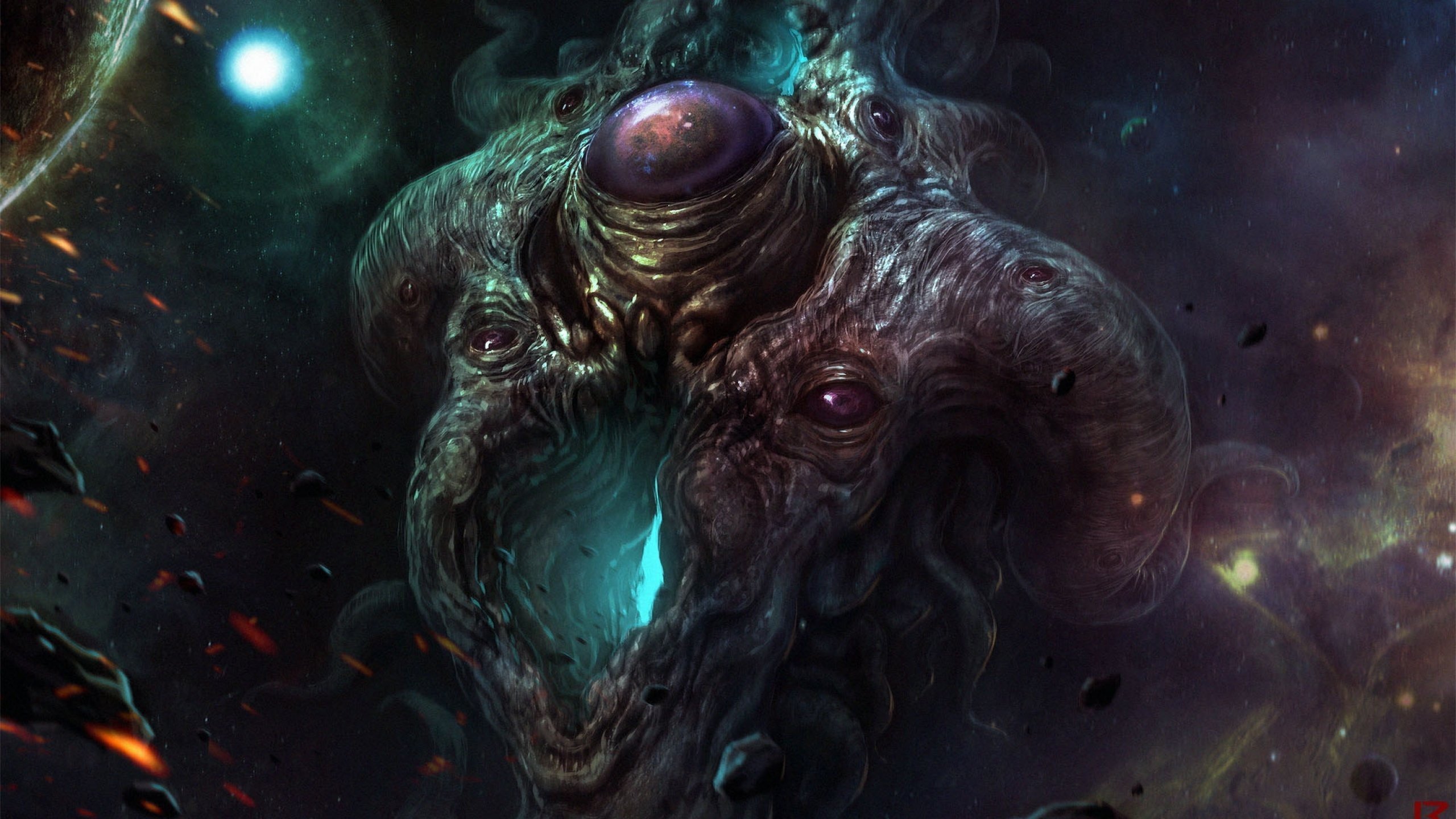 The Cosmic Horror (H.P. Lovecraft inspired artwork)