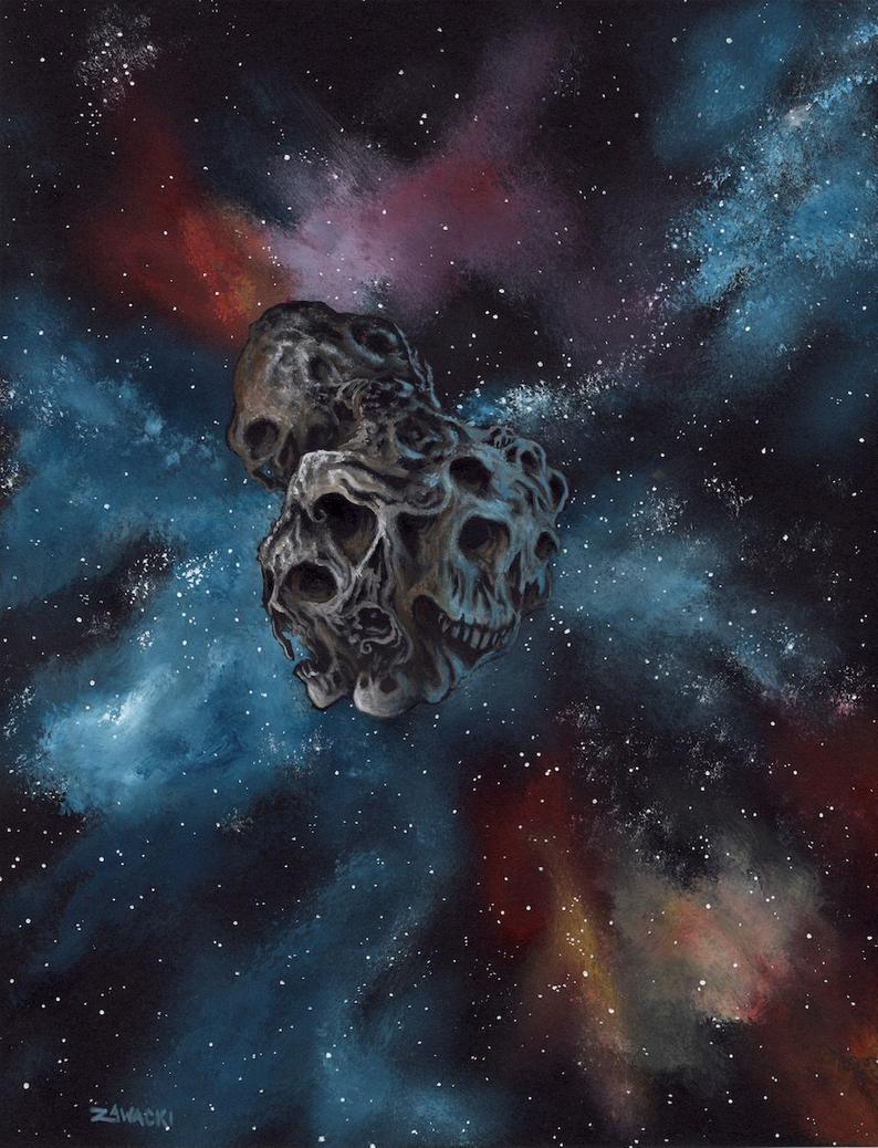 Space painting, Ultima Thule acrylic cosmic horror. Cosmic horror, Space painting acrylic, Space painting