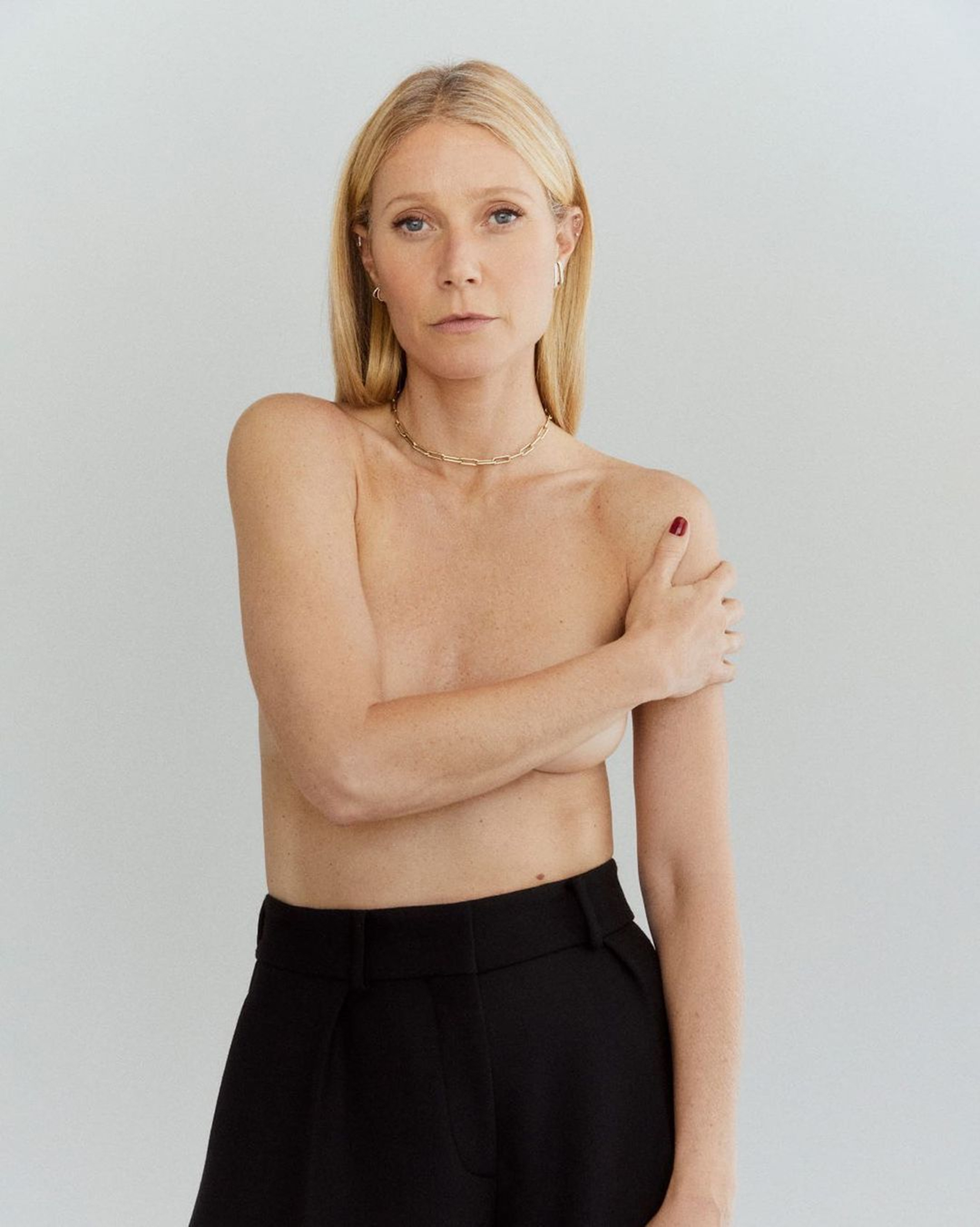 Gwyneth Paltrow poses topless to unveil new Goop jewellery range