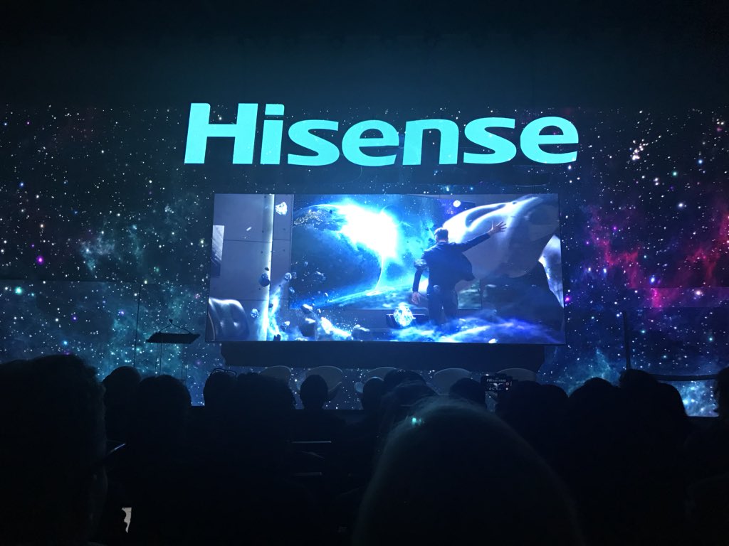hisenseaus OFF THE PRESS: Hisense Australia is excited to announce this year we'll be adding our first ever OLED TV to the #Hisense 4K range! #HisenseCES2018 #LiveFromCES #OLED K #