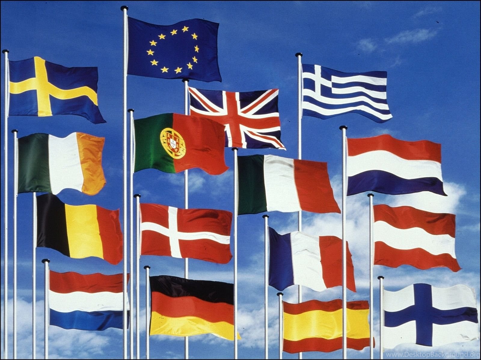 Some Popular Flag Wallpaper Of The Different Countries Desktop Background