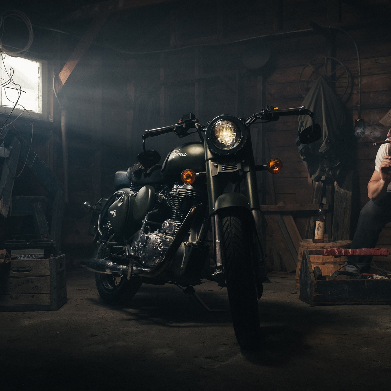 Motorcycle wallpaper Cigar Shed Royal Enfield HD, bikes • Wallpaper For You HD Wallpaper For Desktop & Mobile