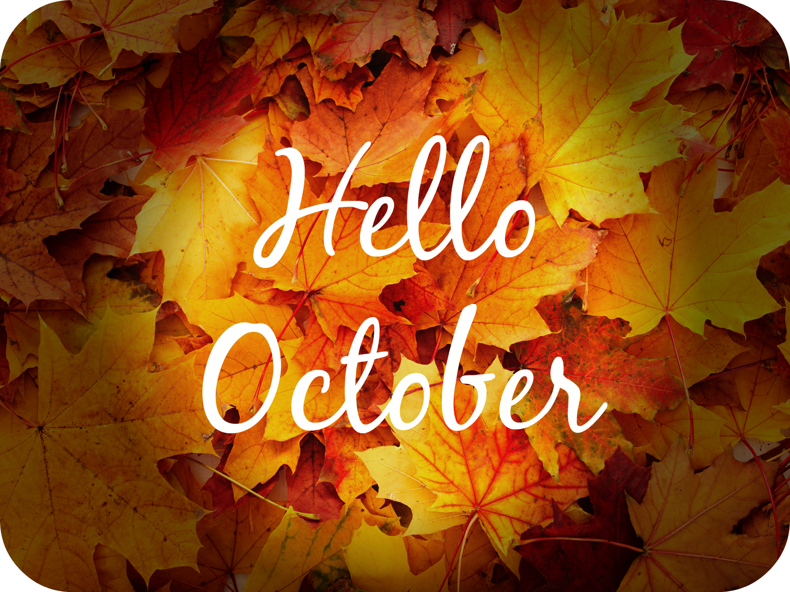 Hello October Wallpaper