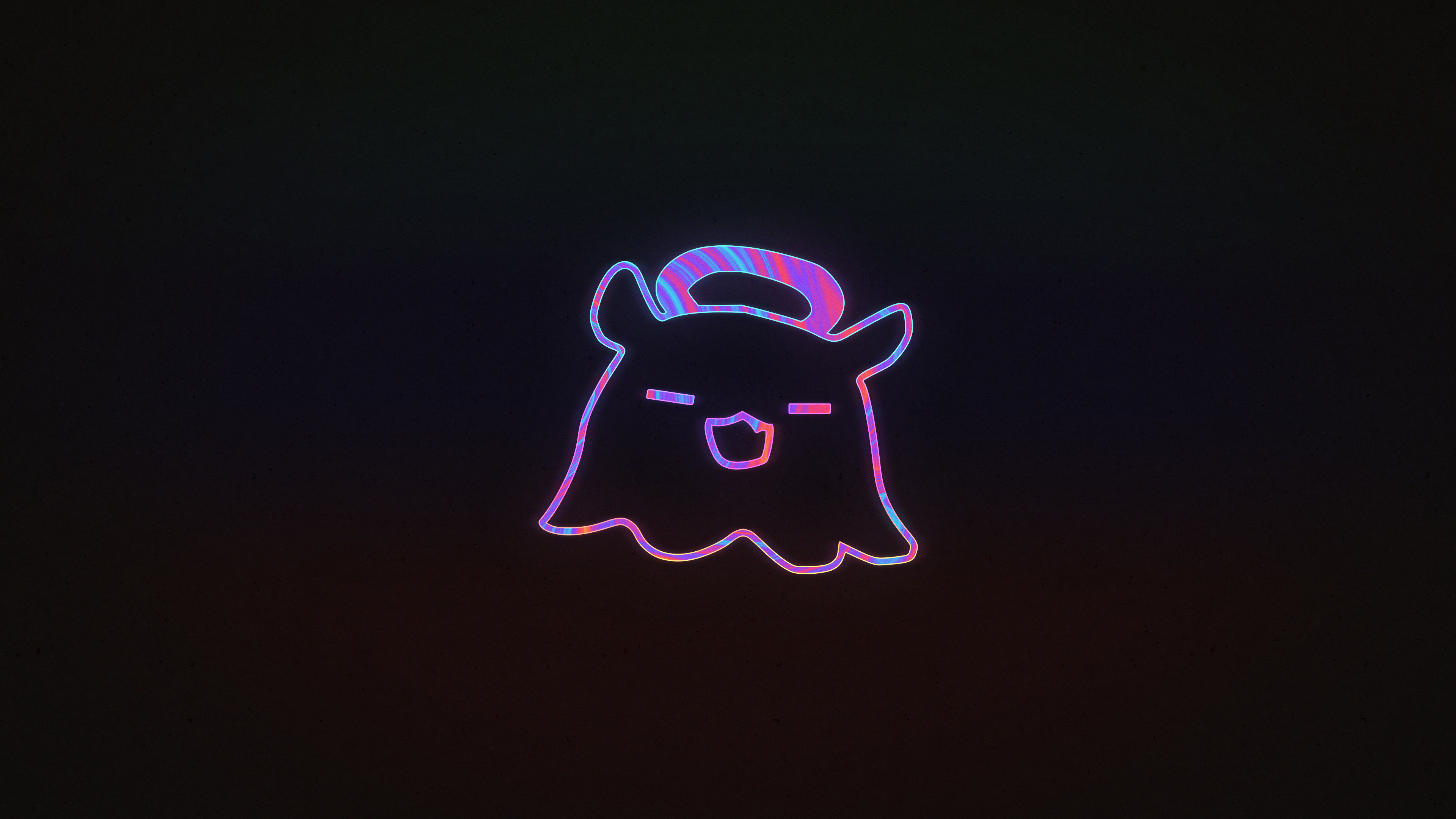 Ink Neon Holomyth Mascots Wallpaper by me [3840 x 2160]: Hololive